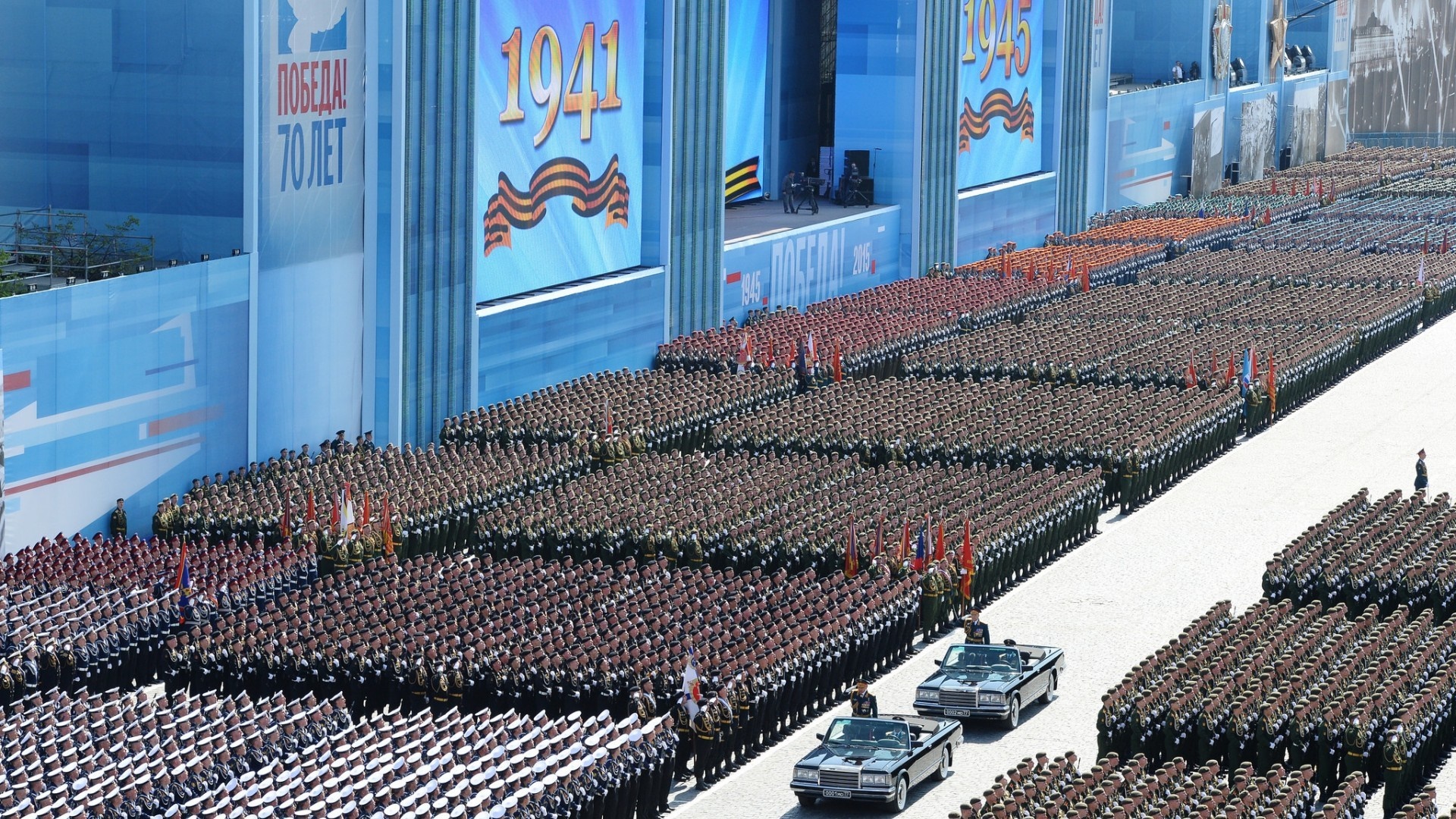 Victory Day Military Parade in Moscow HD Wallpaper