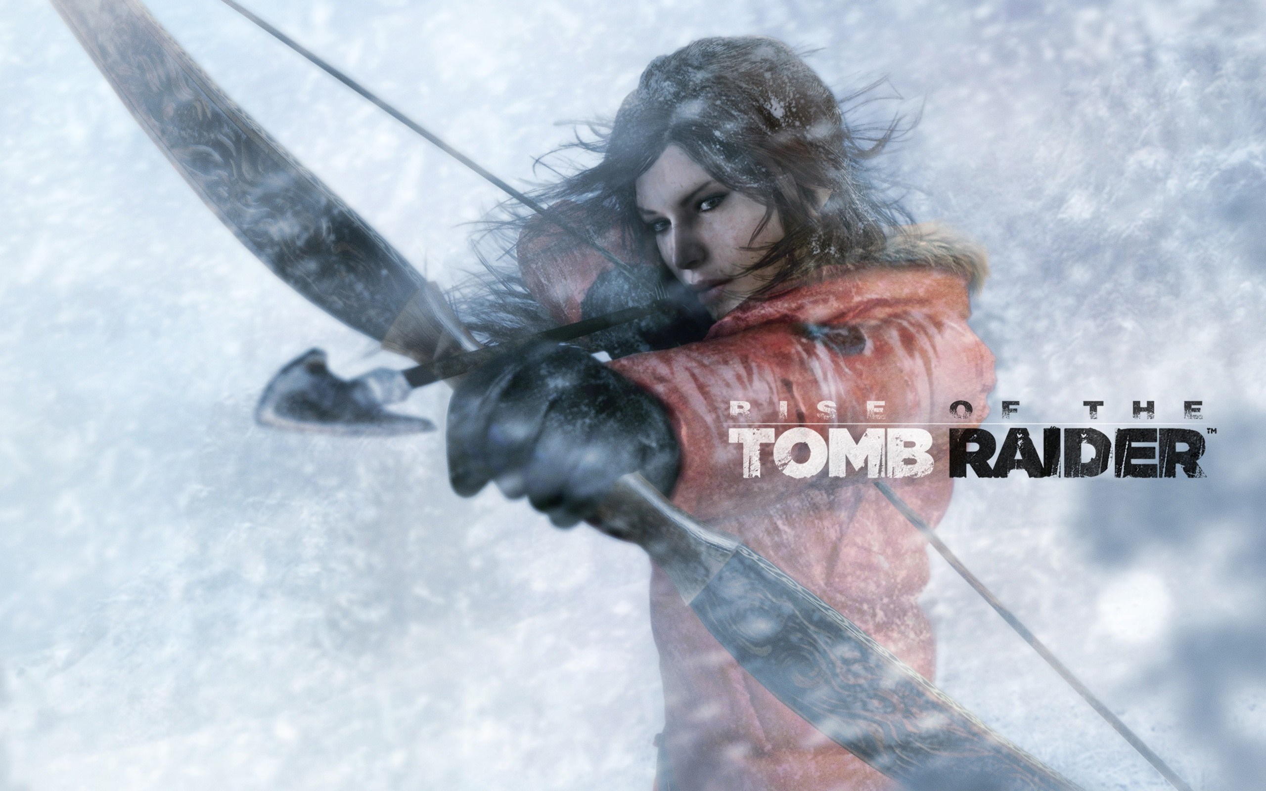 Lara Croft from Rise of the Tomb Raider with a bow HD Wallpaper