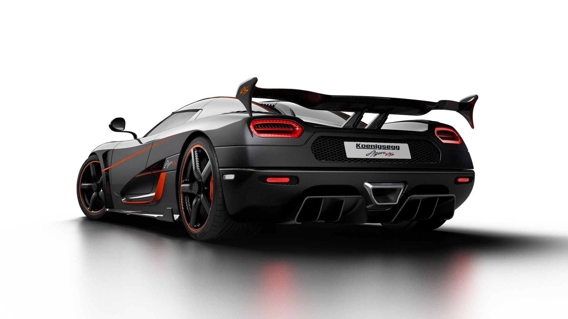 Koenigsegg Agera RS sports car rear view HD Wallpaper