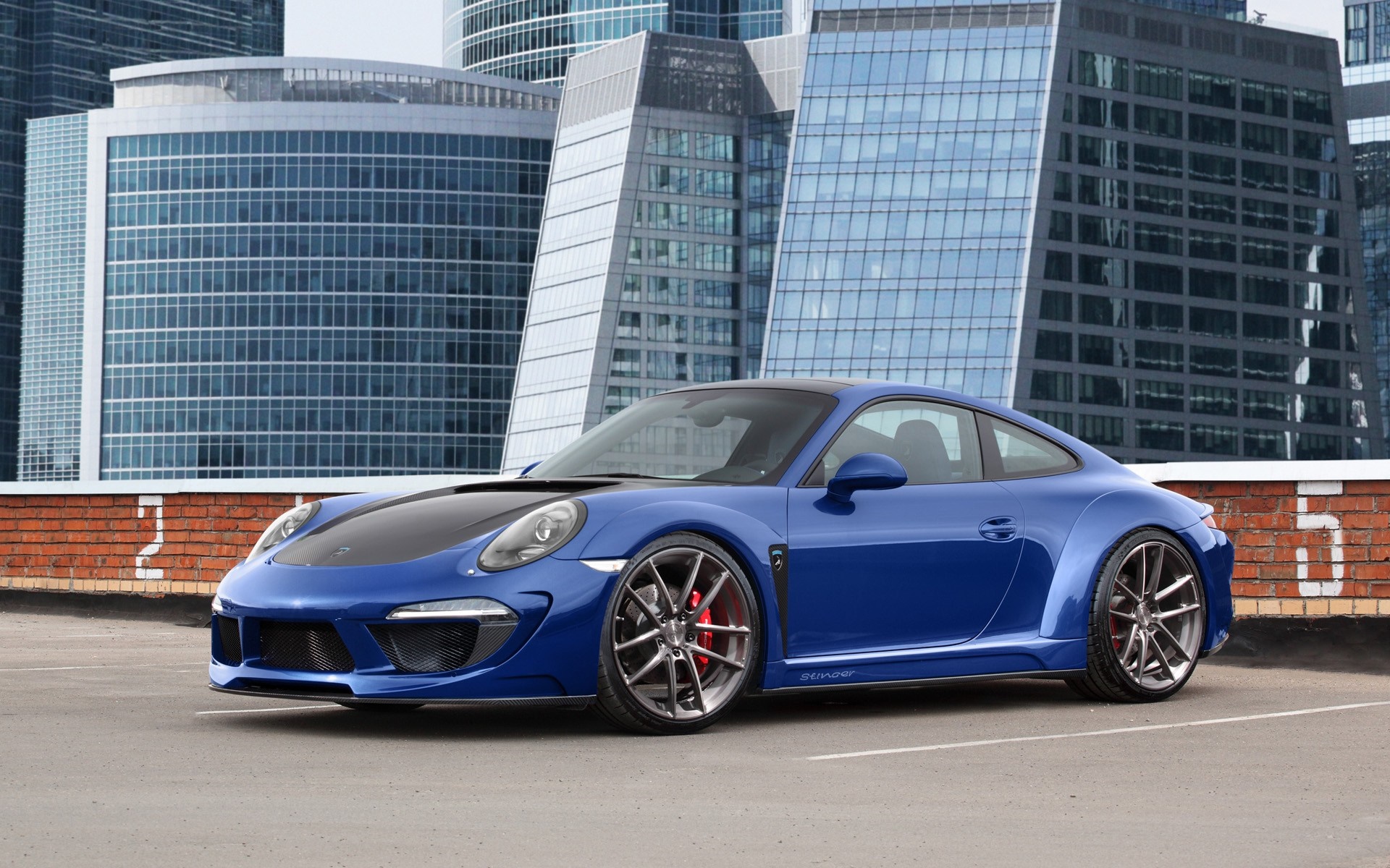 Blue Porsche 991 Carrera Stinger by TopCar HD Wallpaper