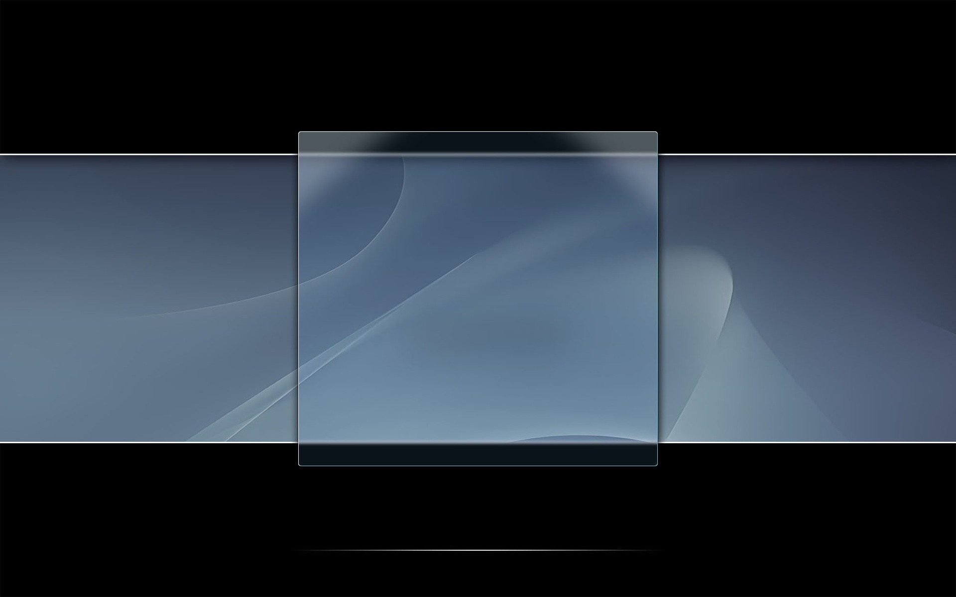 Abstract blue and black background with a glass overlay HD Wallpaper