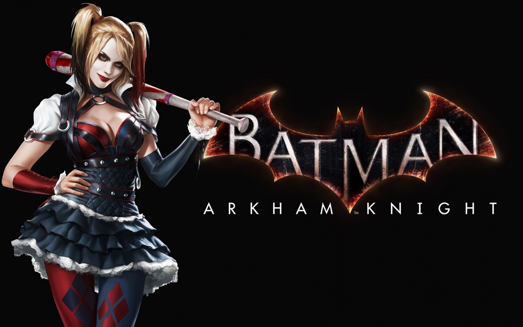 Harley Quinn Digital Art from Batman Arkham Knight HD Wallpaper