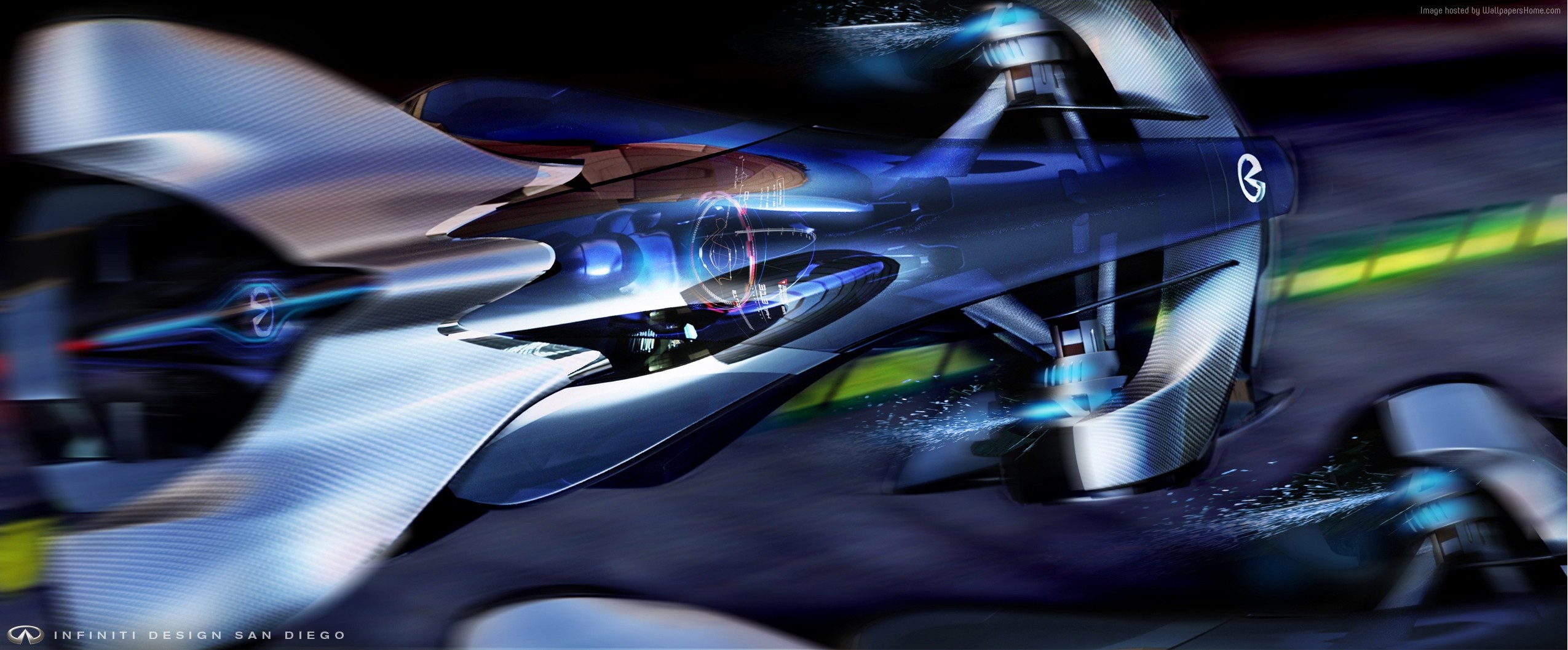 Infiniti Synaptiq concept car with brain control interface HD Wallpaper