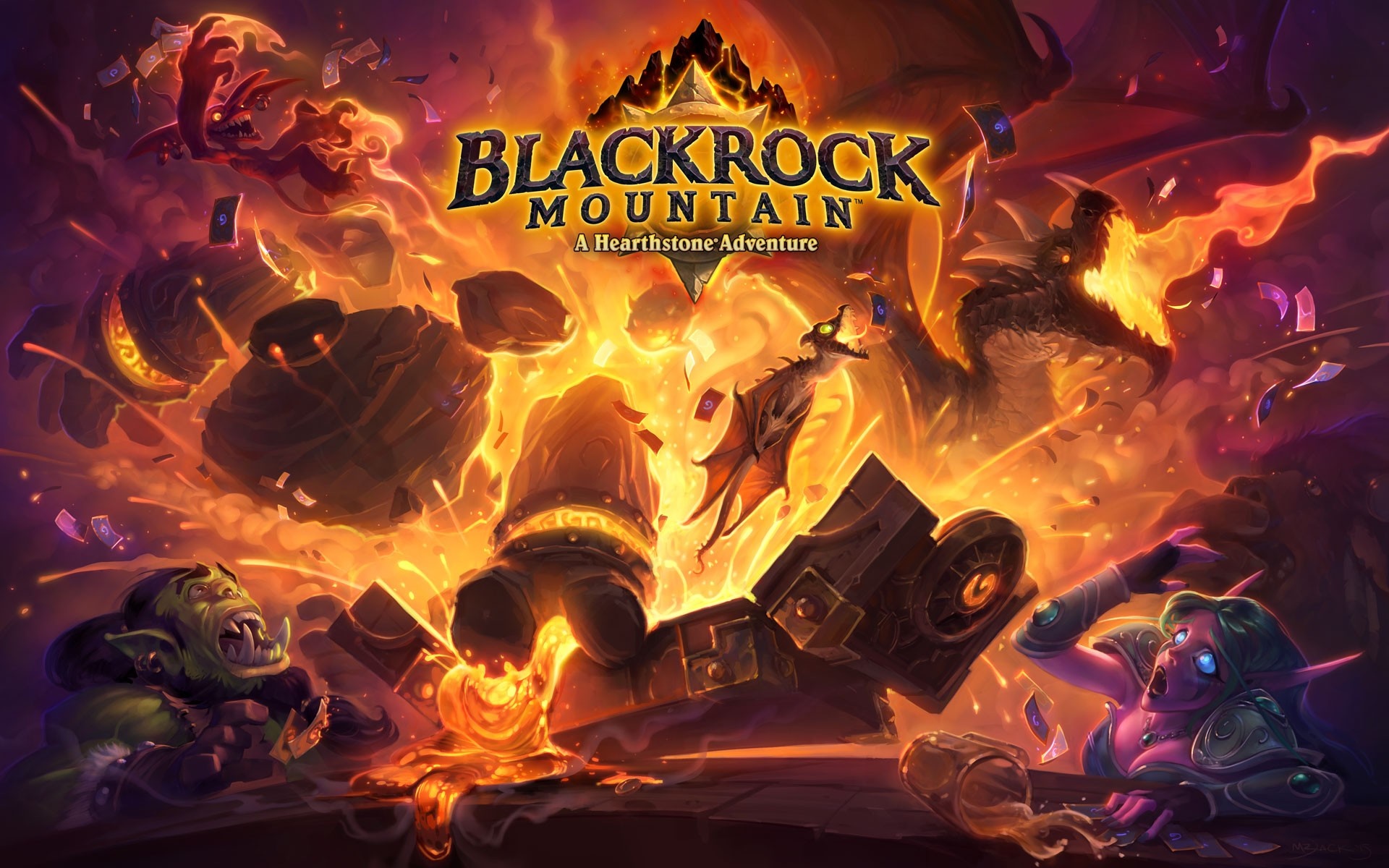 Blackrock Mountain: A Hearthstone Adventure HD Wallpaper