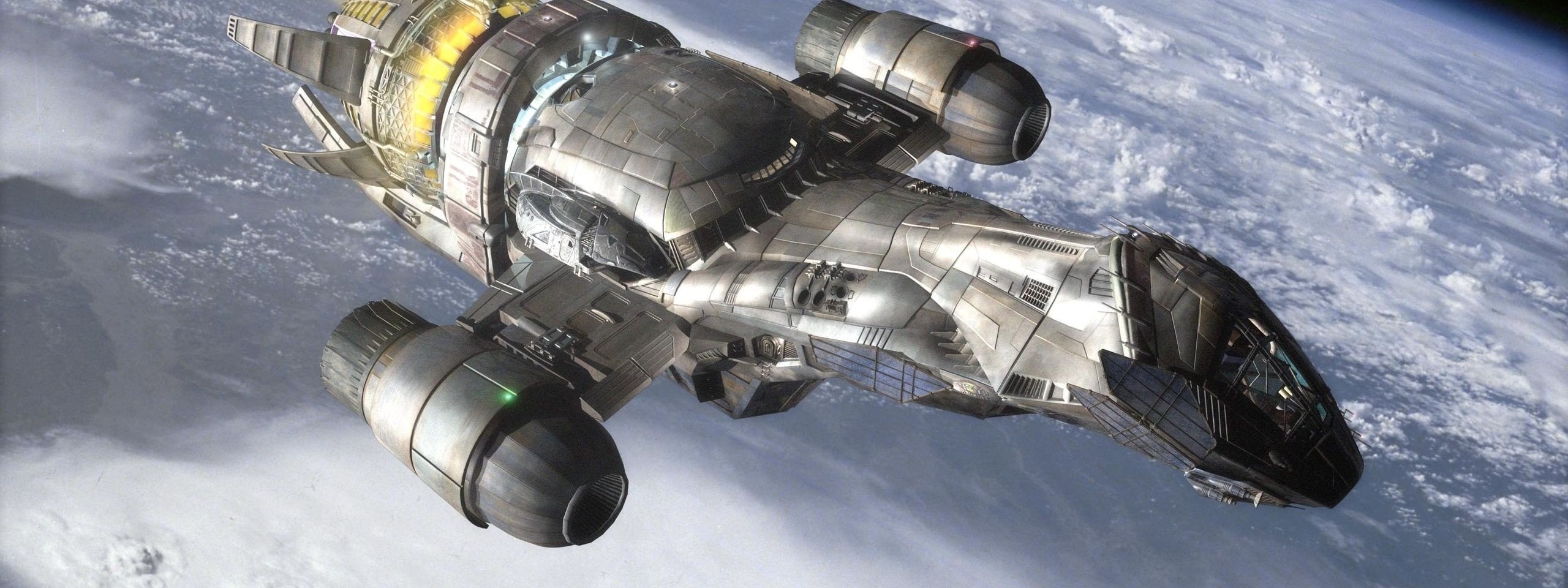 Serenity spaceship from Firefly in orbit HD Wallpaper