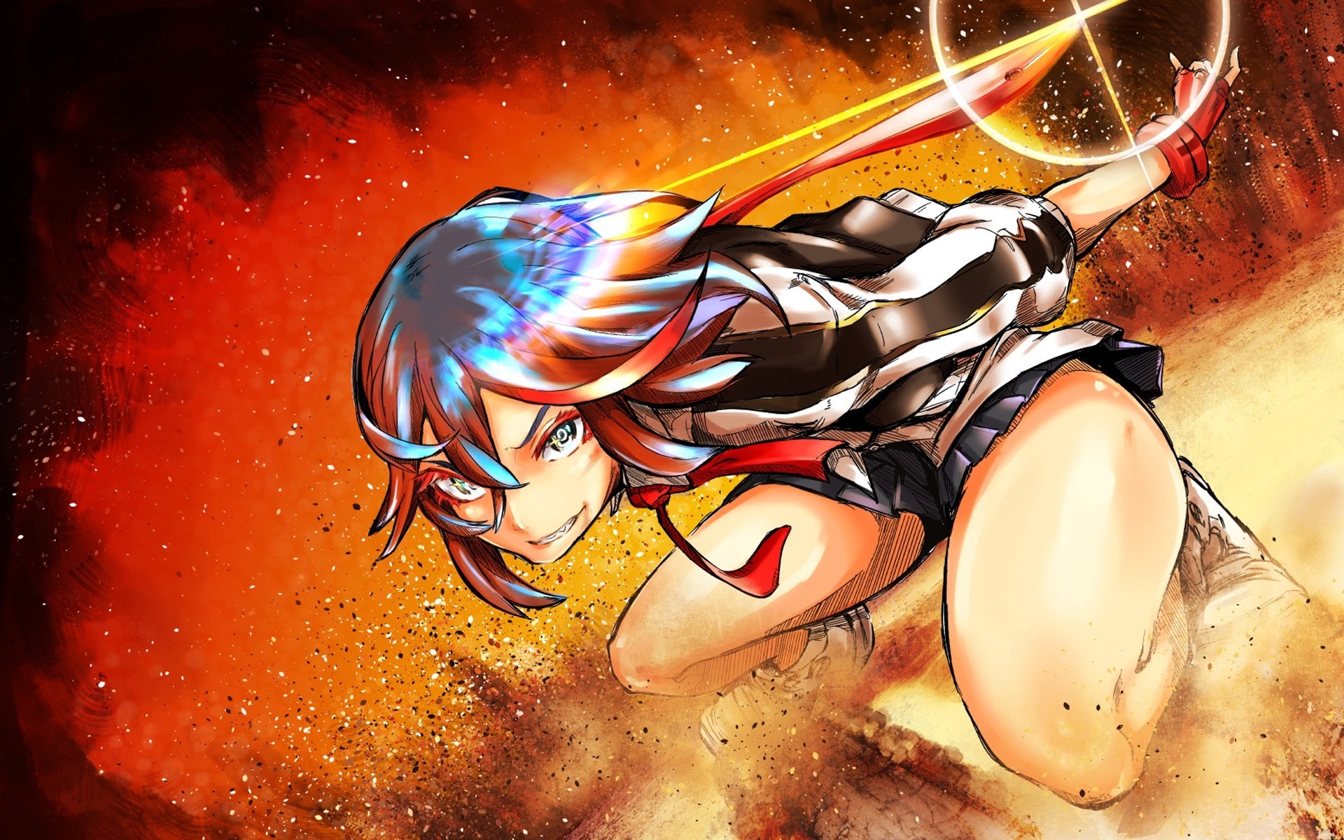 Ryuko Matoi from Kill la Kill HD Wallpaper