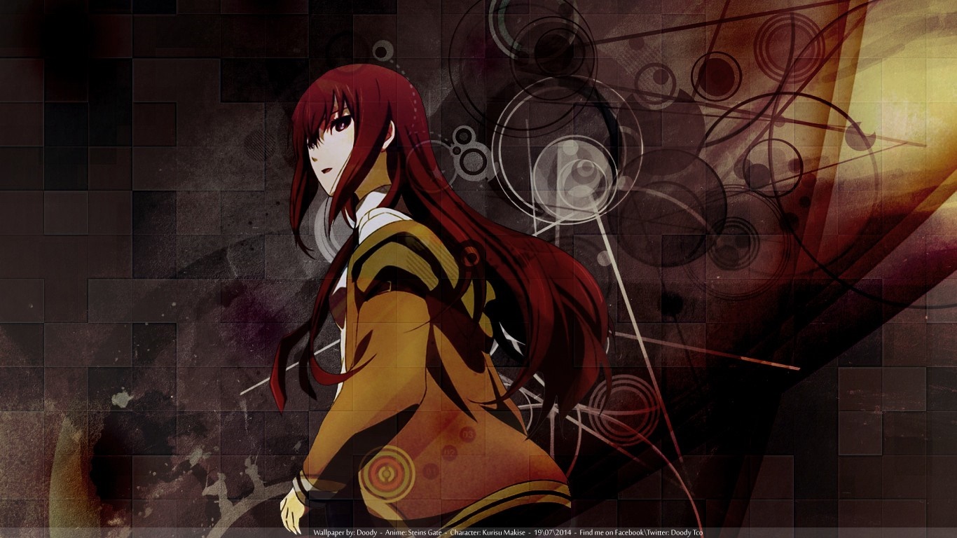 Makise Kurisu from Steins Gate HD Wallpaper
