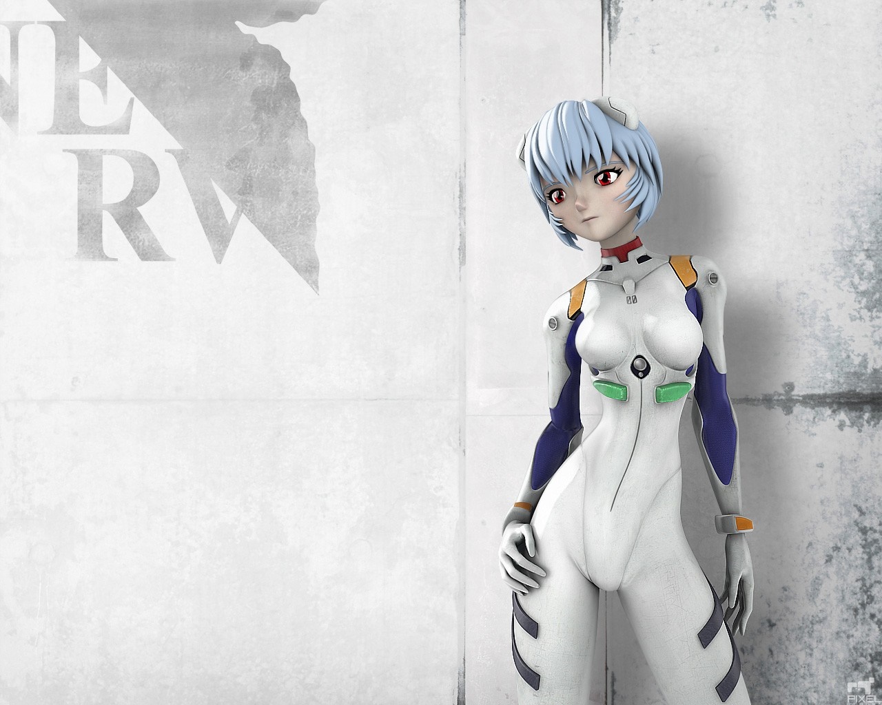 Rei Ayanami from Neon Genesis Evangelion HD Wallpaper