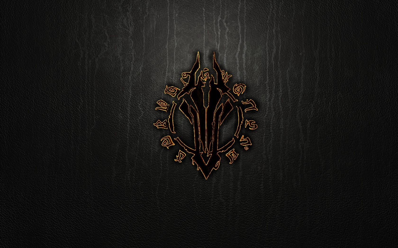 Darksiders logo on black textured background HD Wallpaper