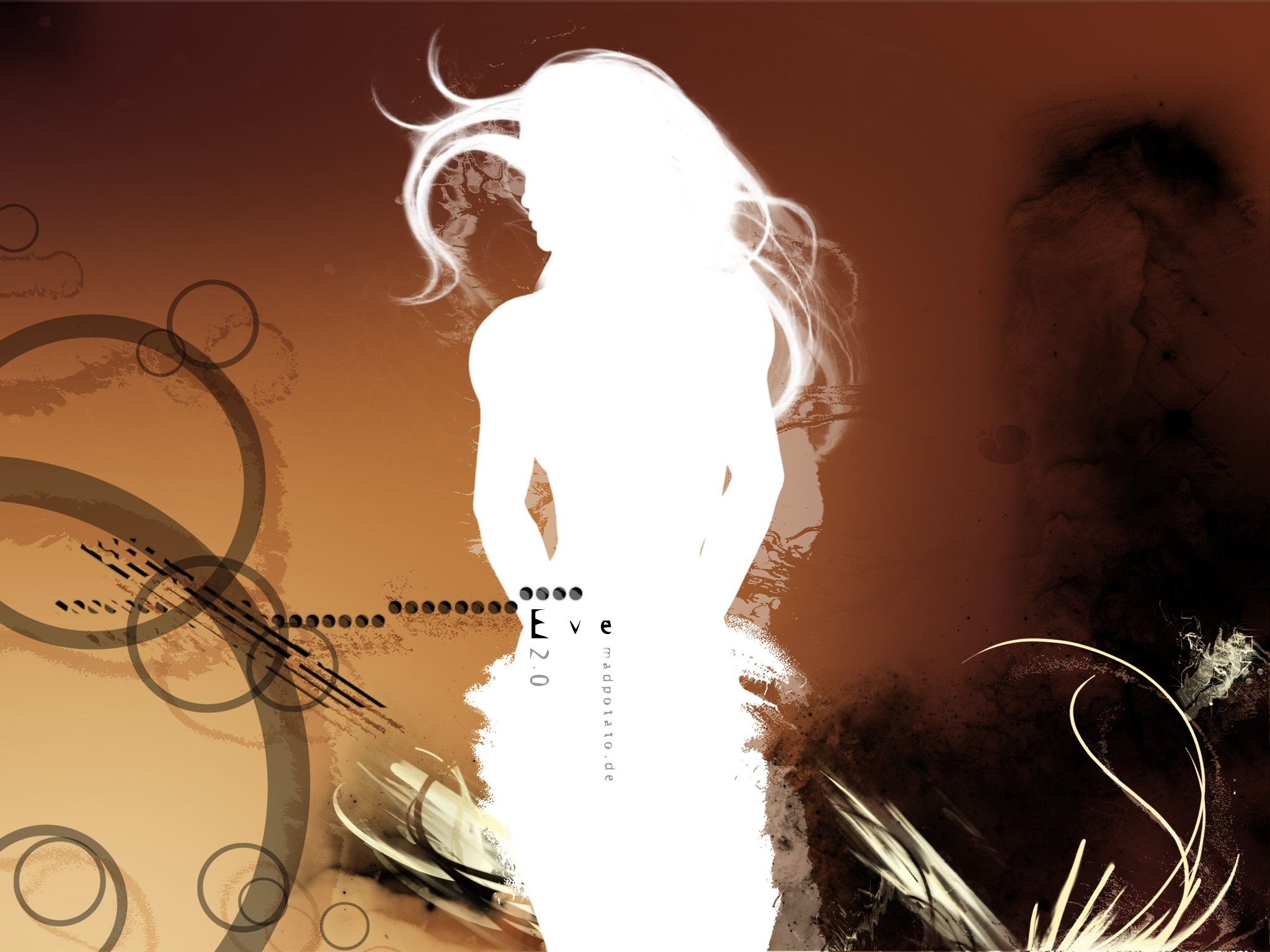 Eve 2.0 digital art illustration HD Wallpaper