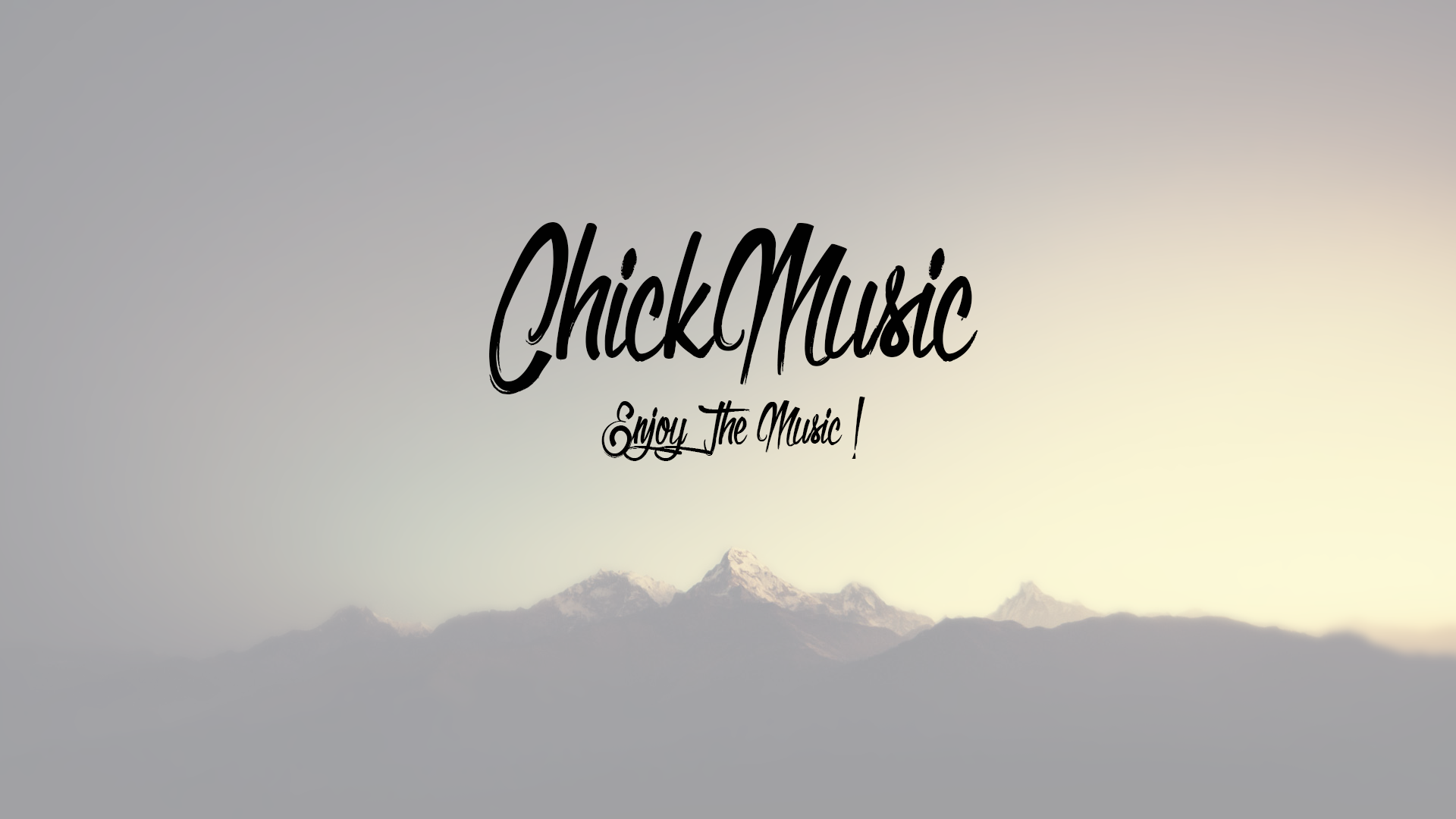 Chick Music Enjoy The Music mountains HD Wallpaper