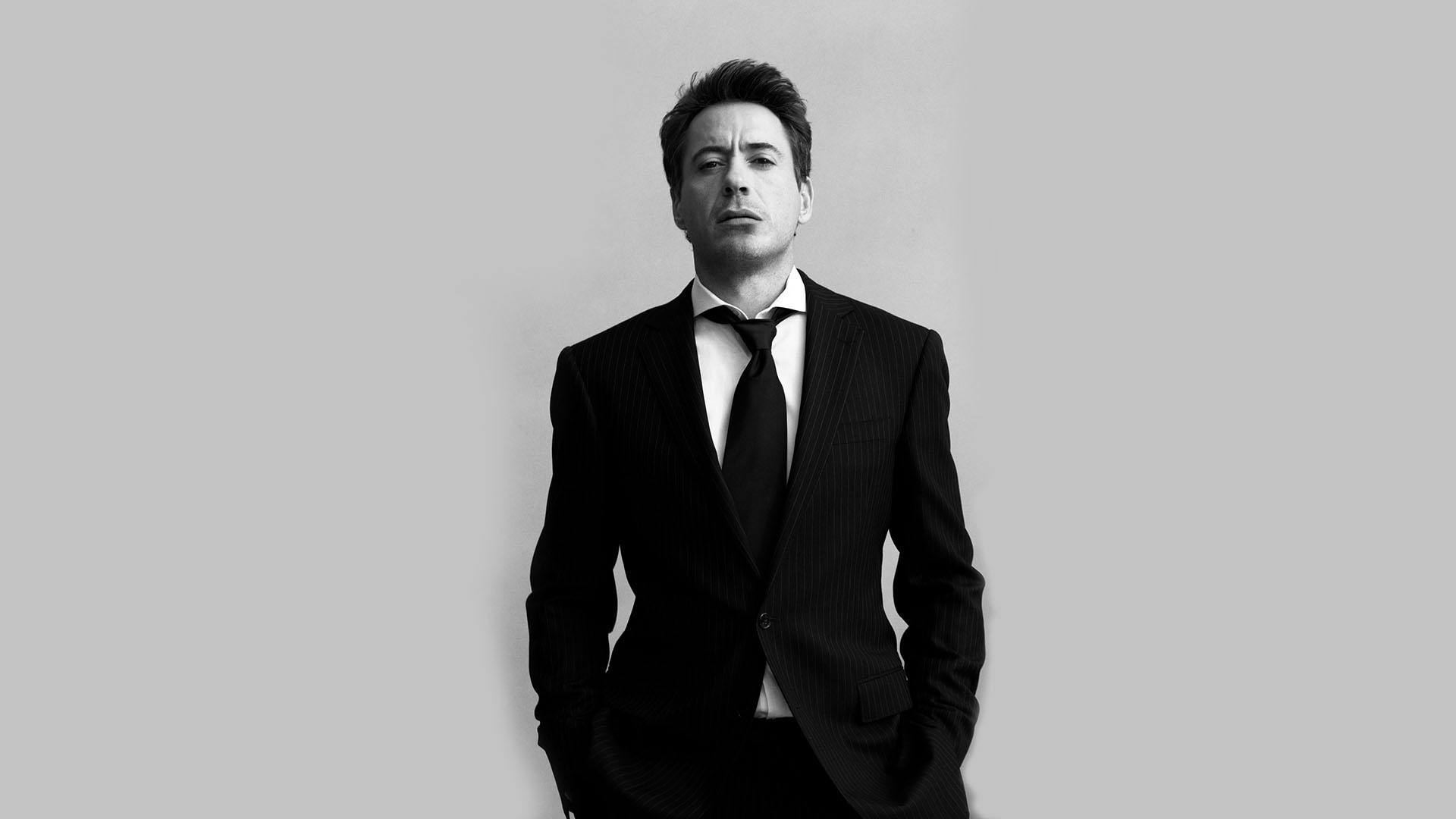 Robert Downey Jr. in a suit and tie HD Wallpaper