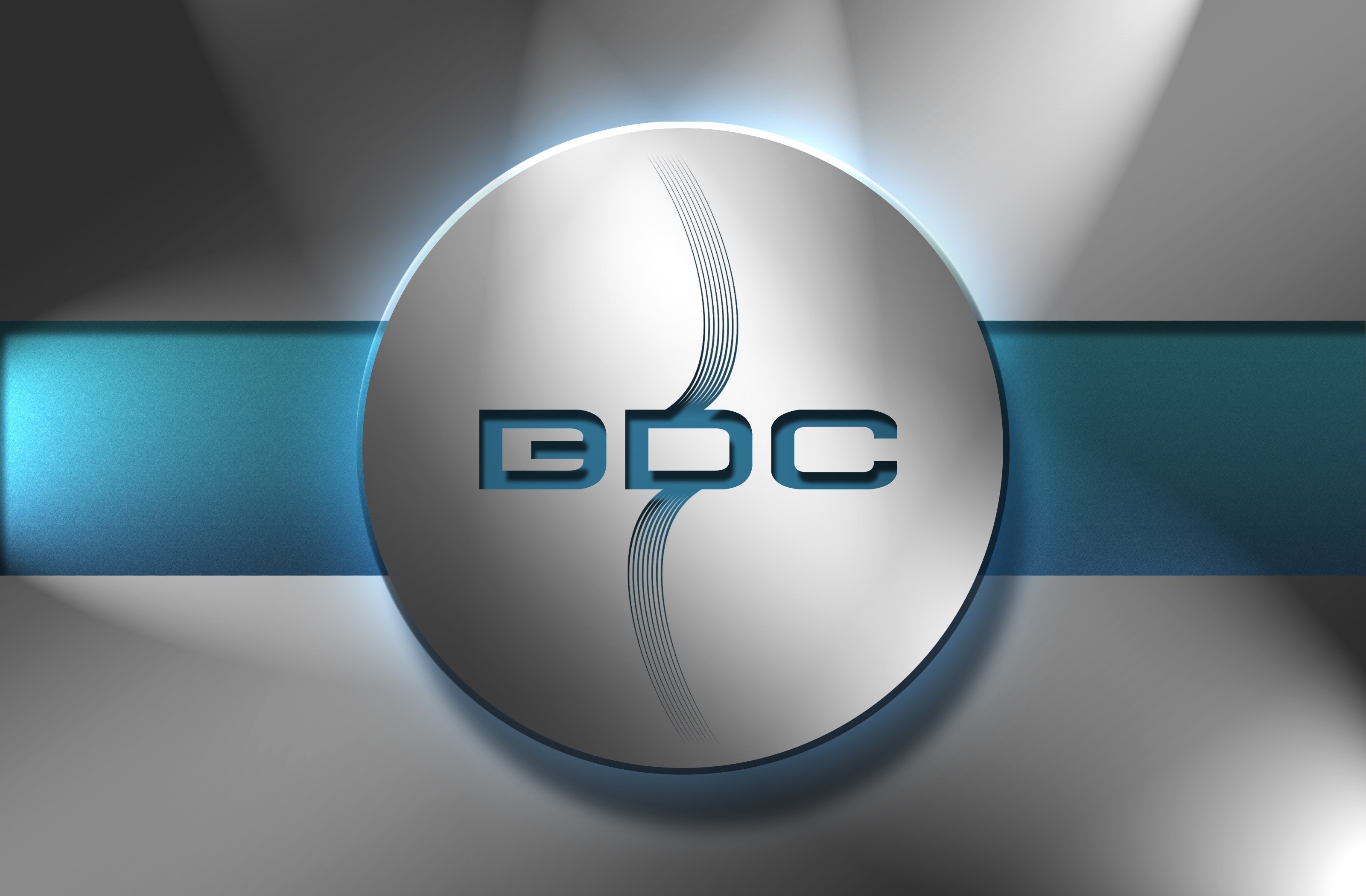 BDC logo on a metallic background HD Wallpaper