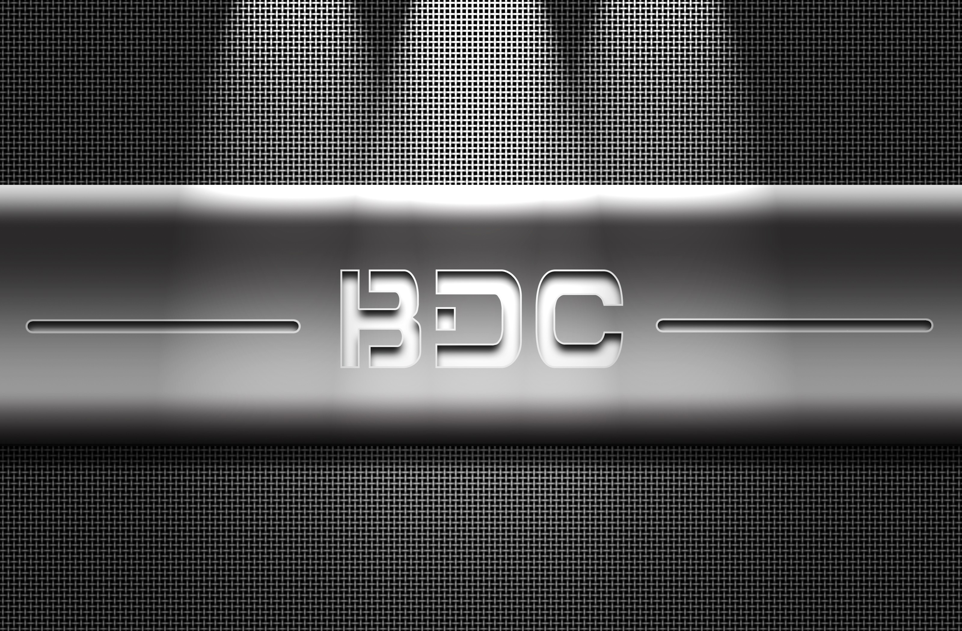 BDC logo on metallic background HD Wallpaper