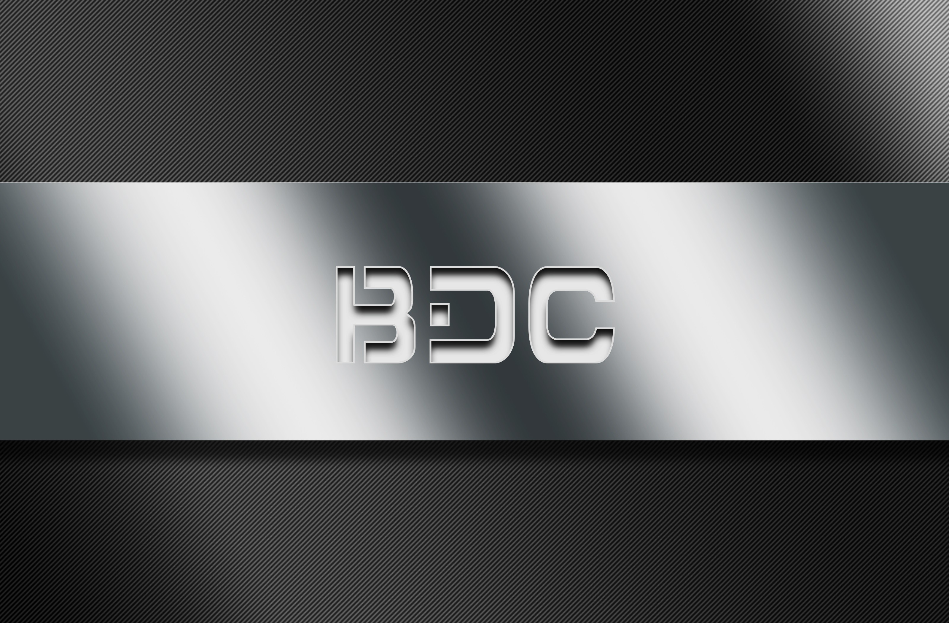 BDC logo on metallic background HD Wallpaper
