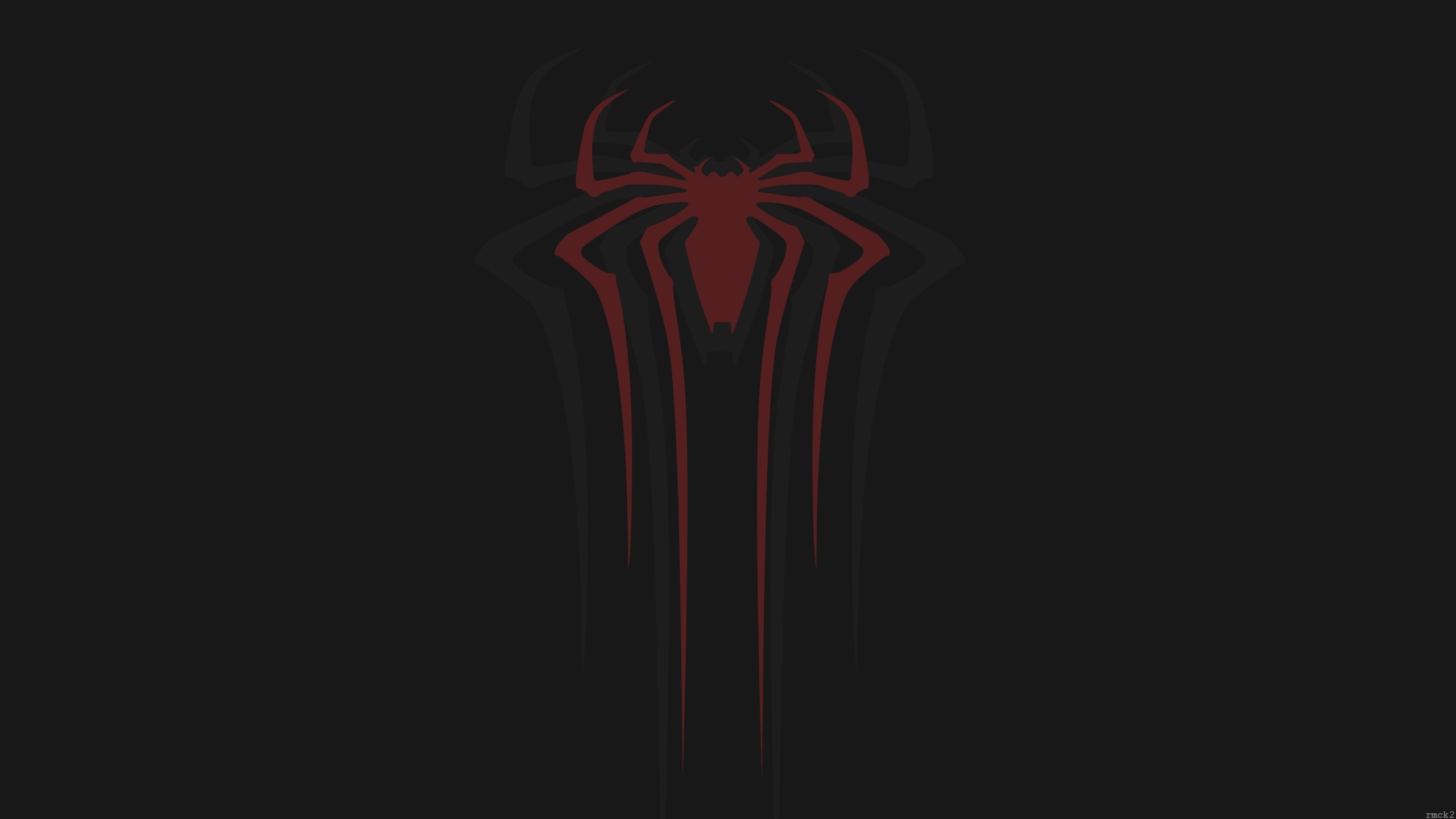 Spider-Man Logo Minimalist Illustration HD Wallpaper
