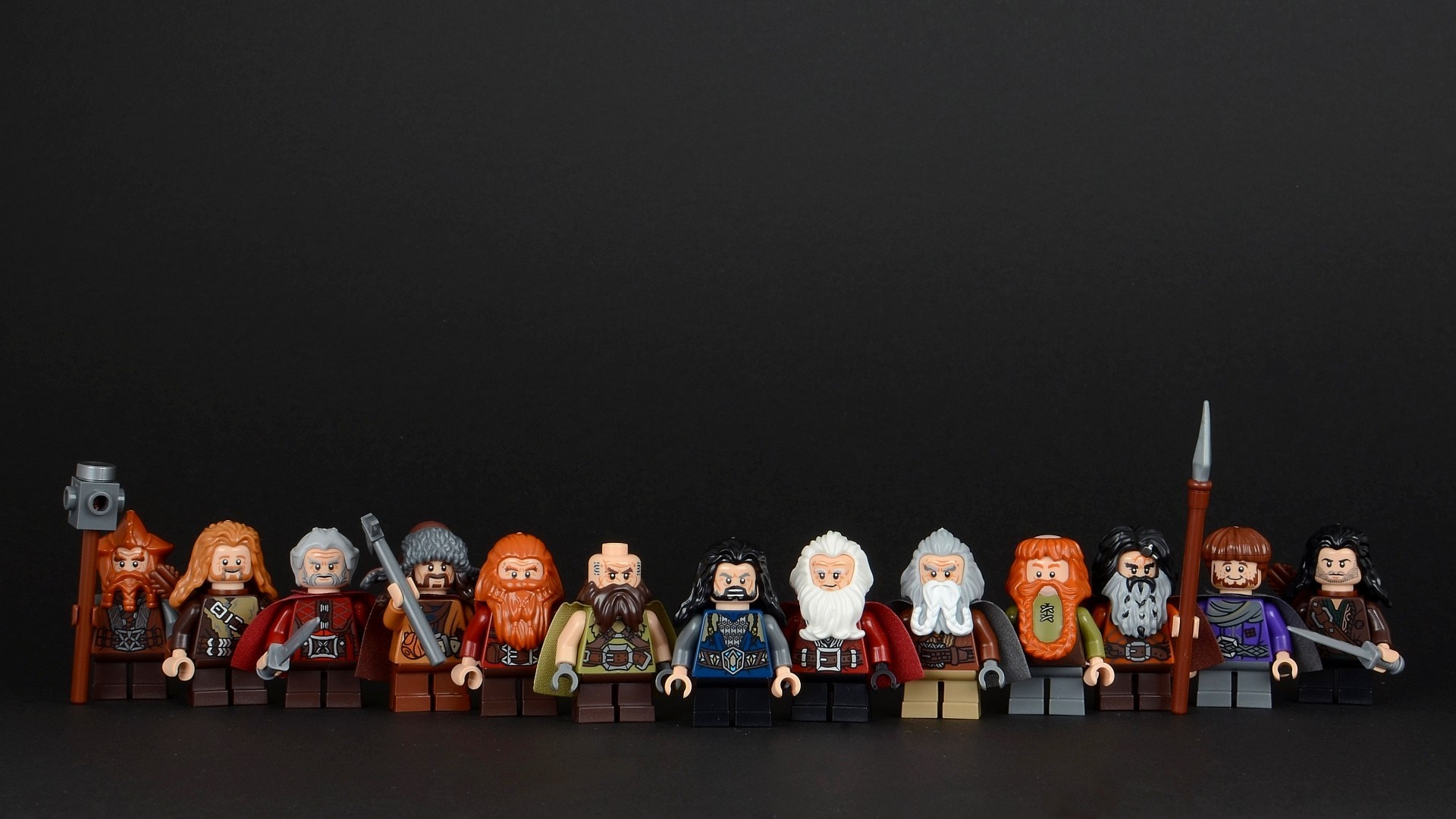 LEGO The Lord of the Rings and The Hobbit Dwarves HD Wallpaper