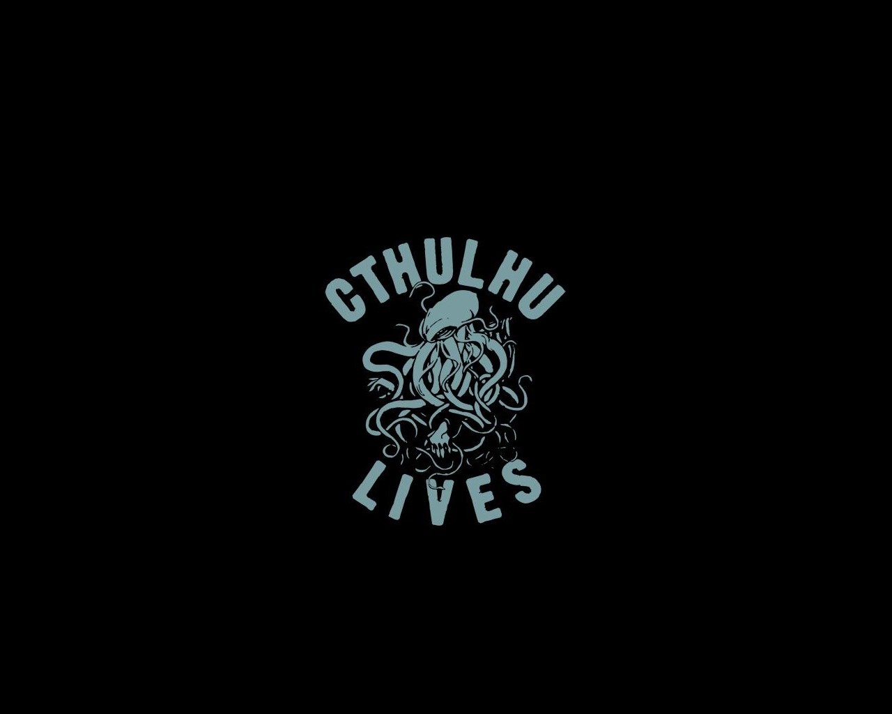 Cthulhu Lives artwork with tentacles HD Wallpaper