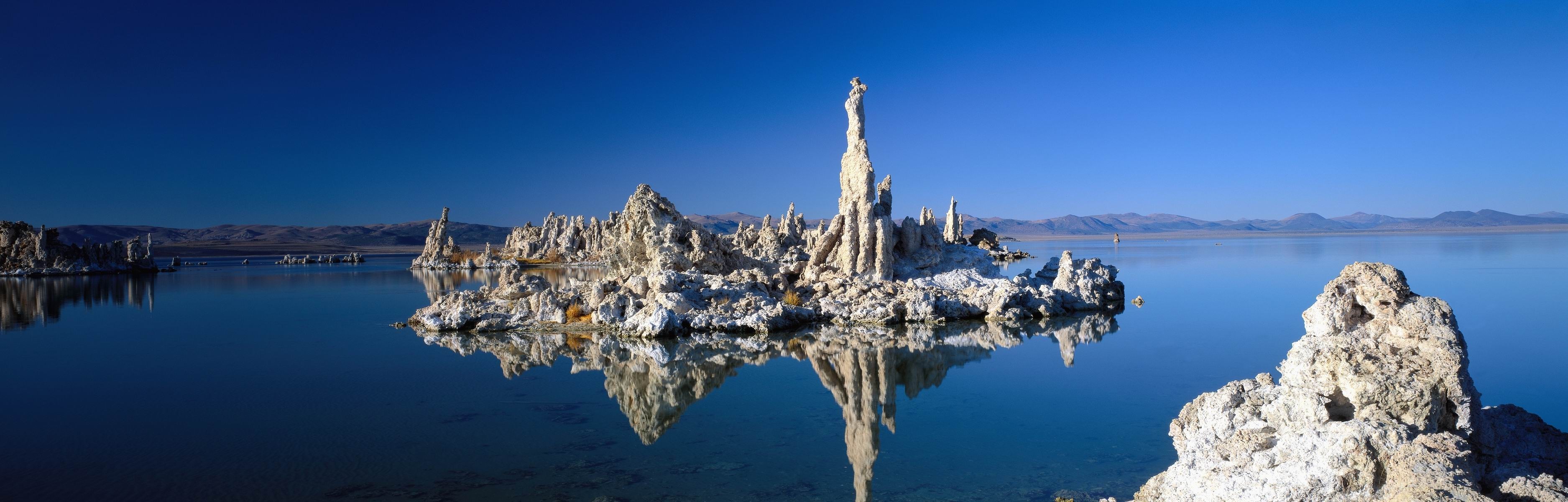 Mono Lake Tufa Towers Landscape HD Wallpaper