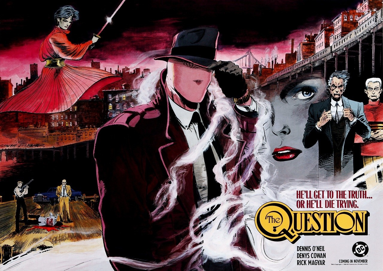The Question comic book poster HD Wallpaper