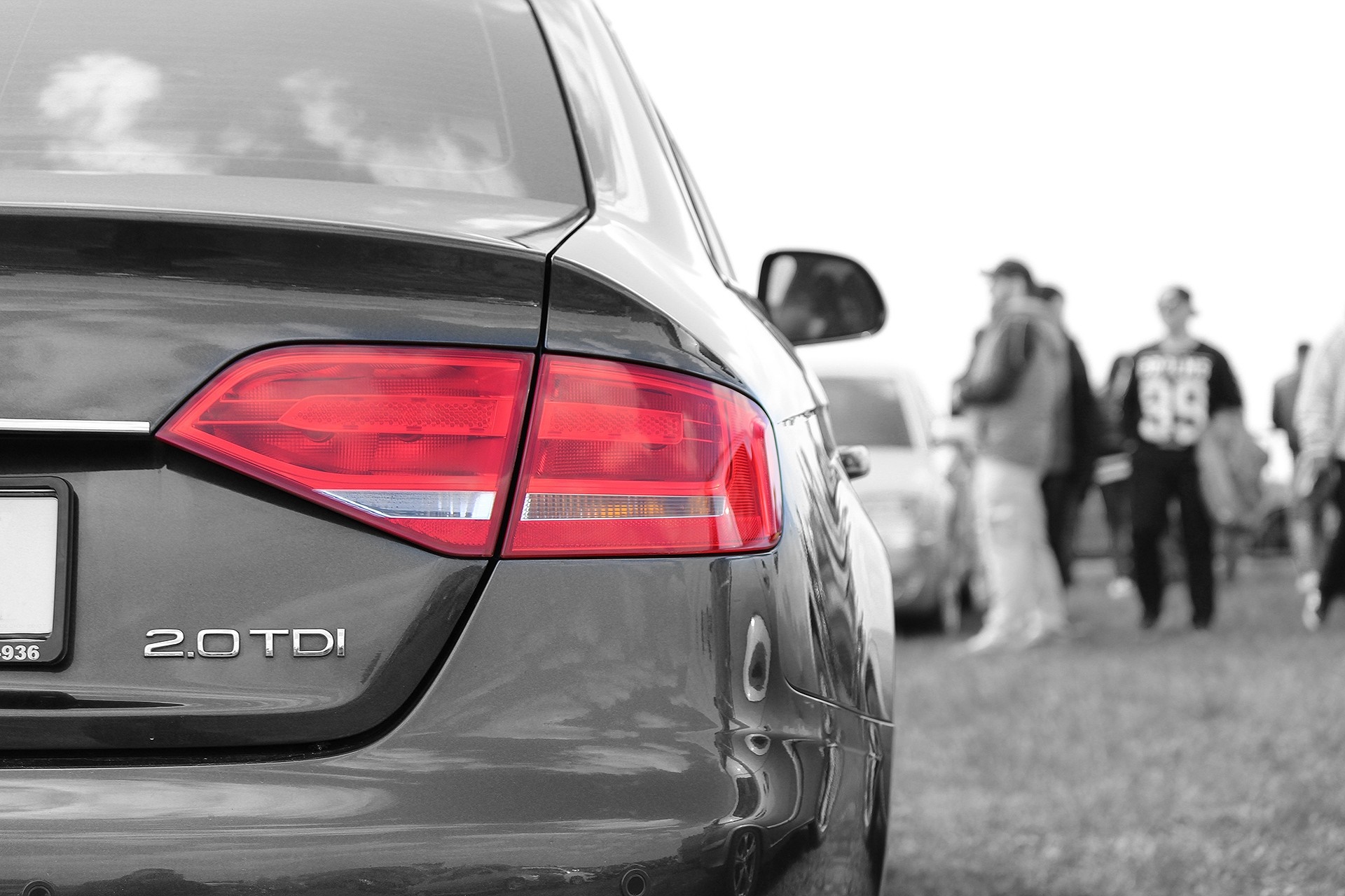 Audi A4 2.0 TDI Sedan Rear View HD Wallpaper