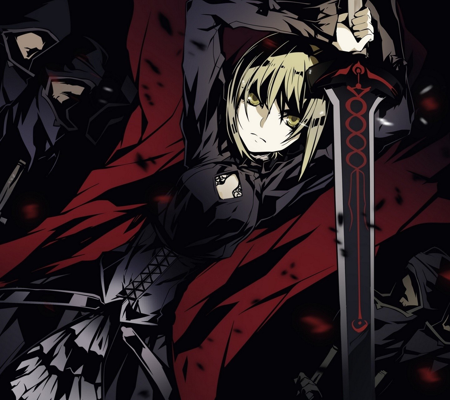 Saber Alter from Fate Series with Sword HD Wallpaper