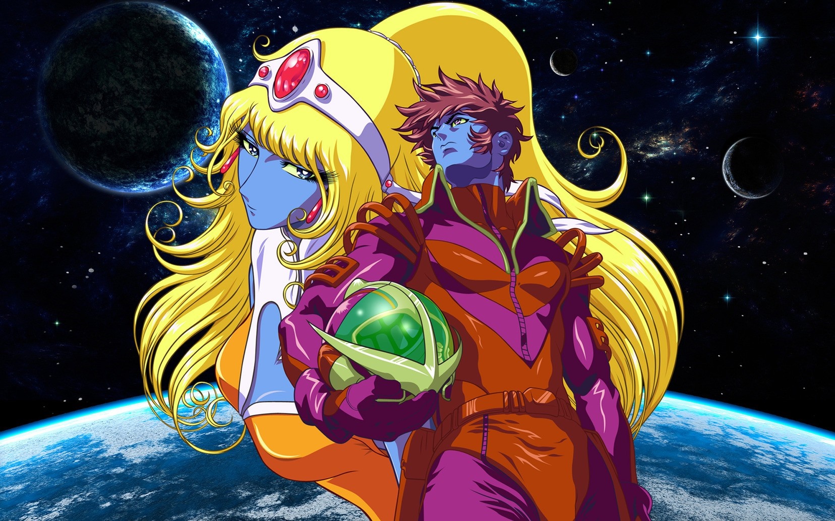 Stella and Arpegius from Interstella 5555: The 5tory of the 5ecret 5tar 5ystem HD Wallpaper