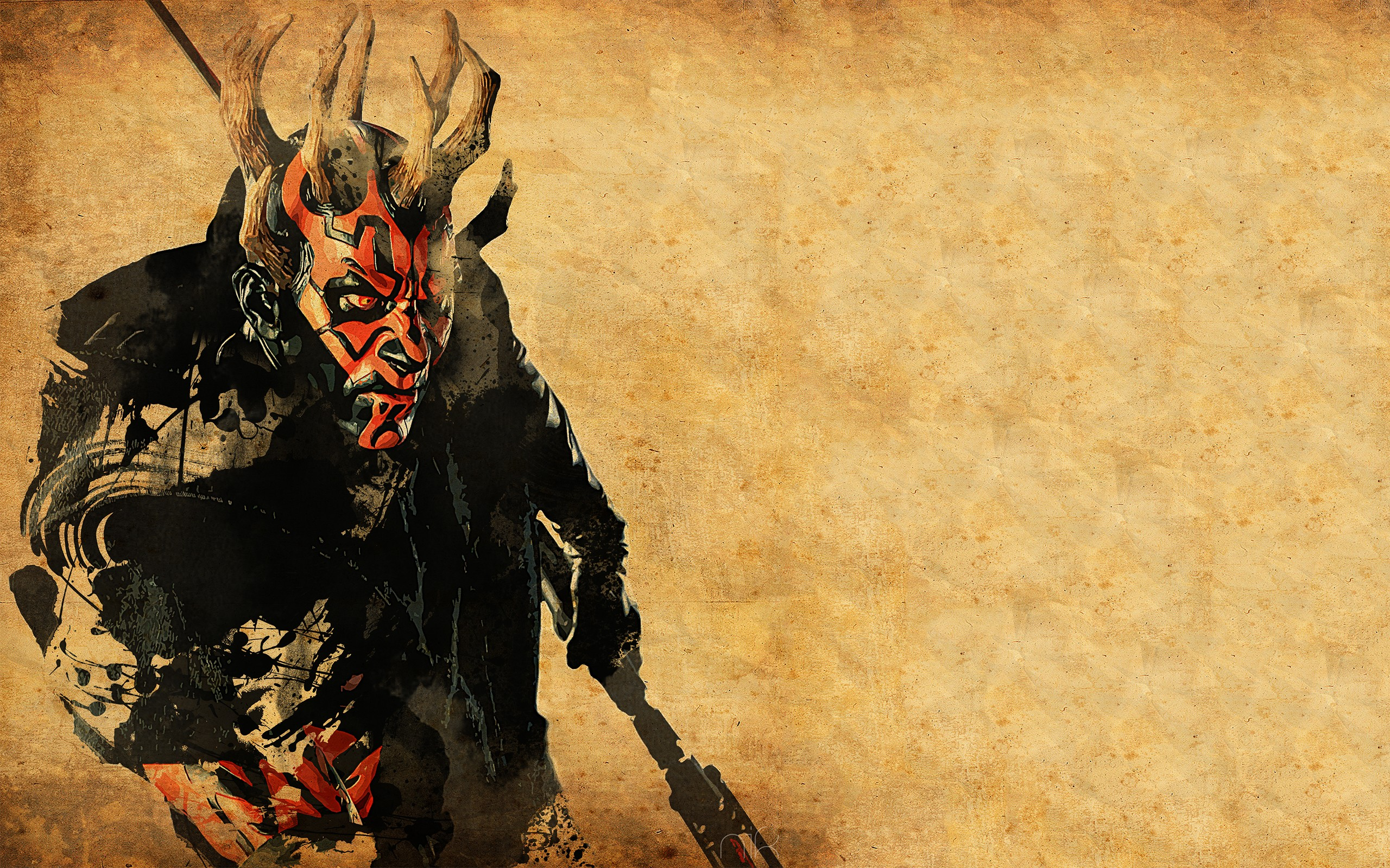Darth Maul from Star Wars HD Wallpaper