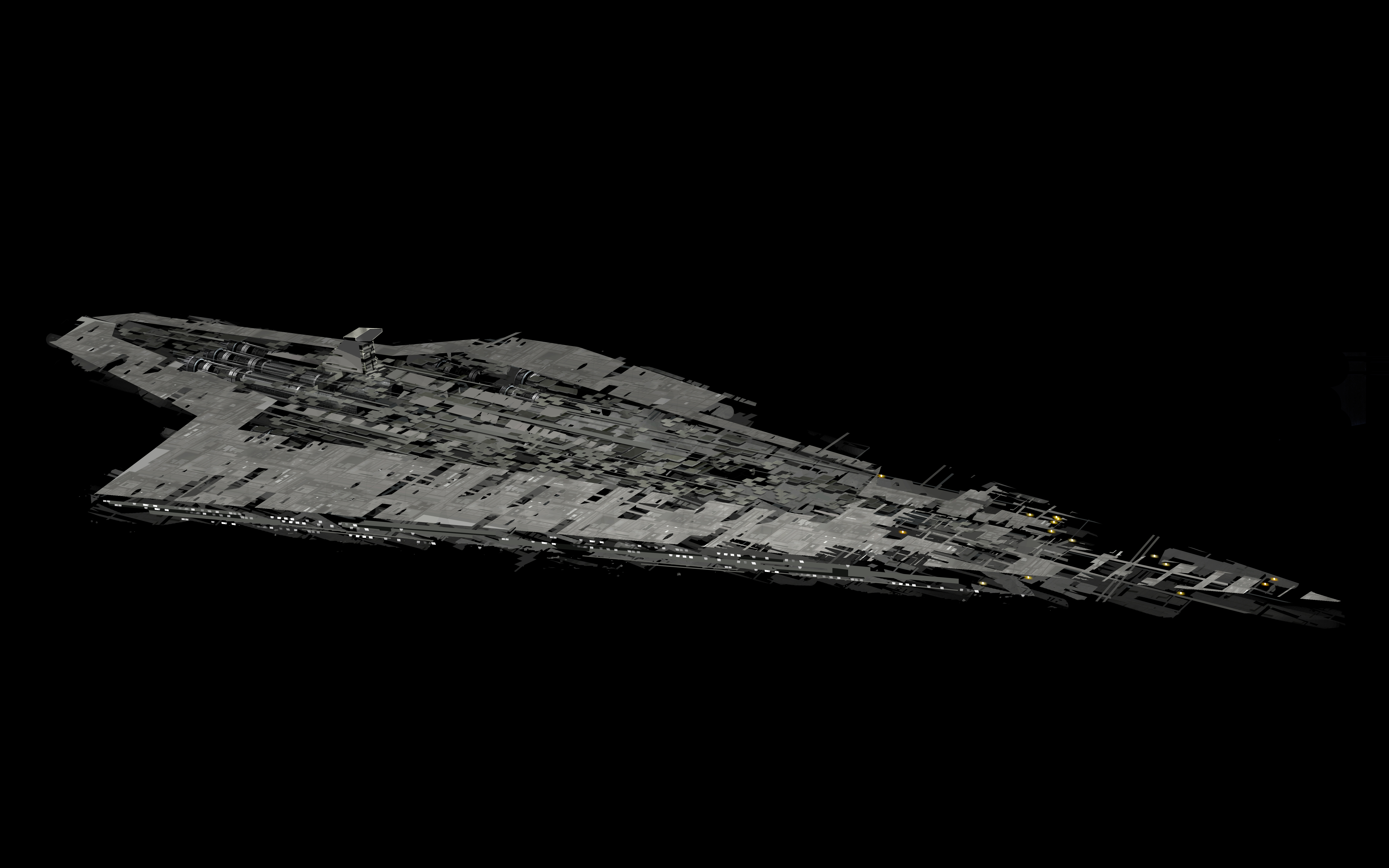 Star Wars Super Star Destroyer in space HD Wallpaper
