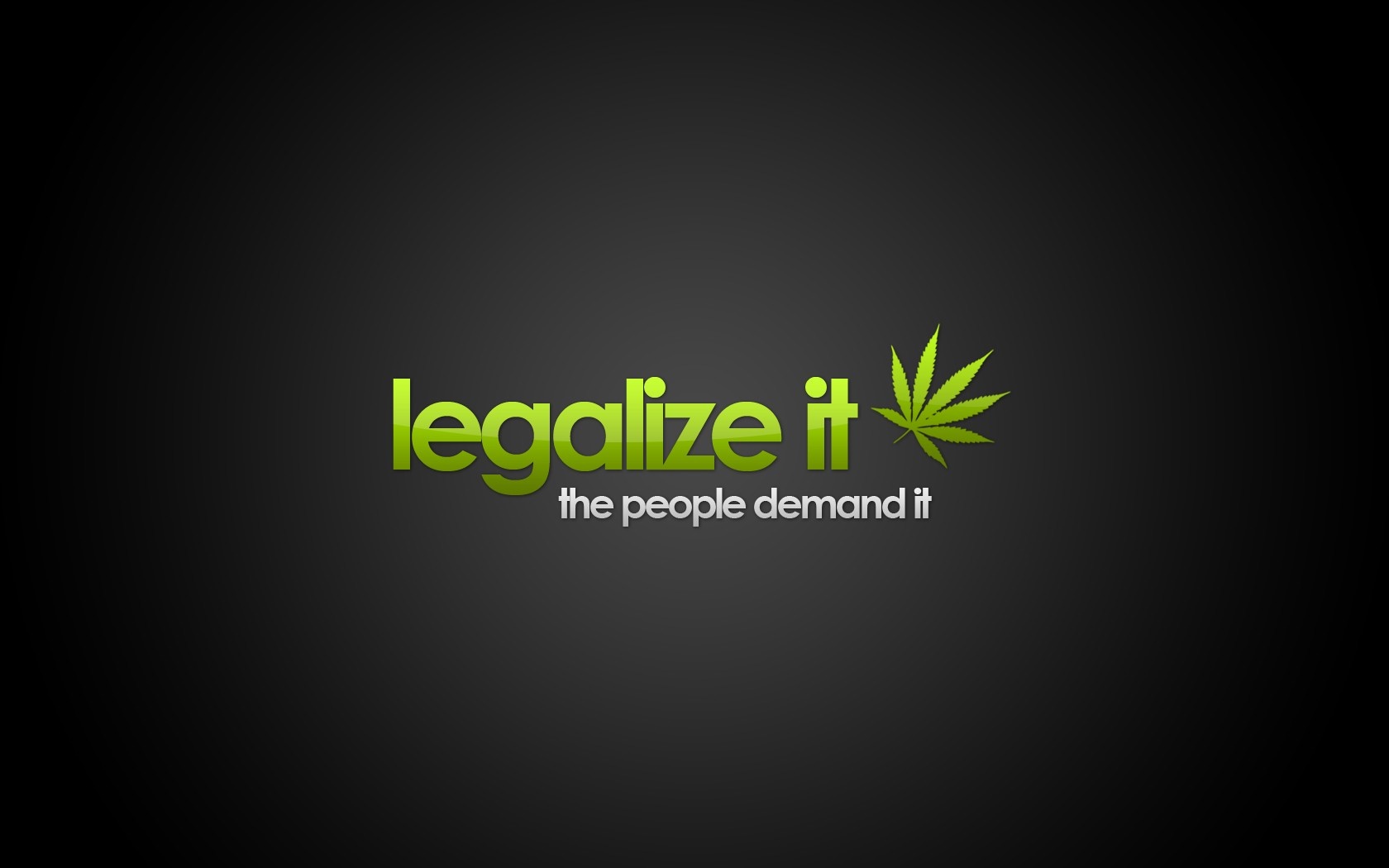 Legalize it the people demand it logo HD Wallpaper