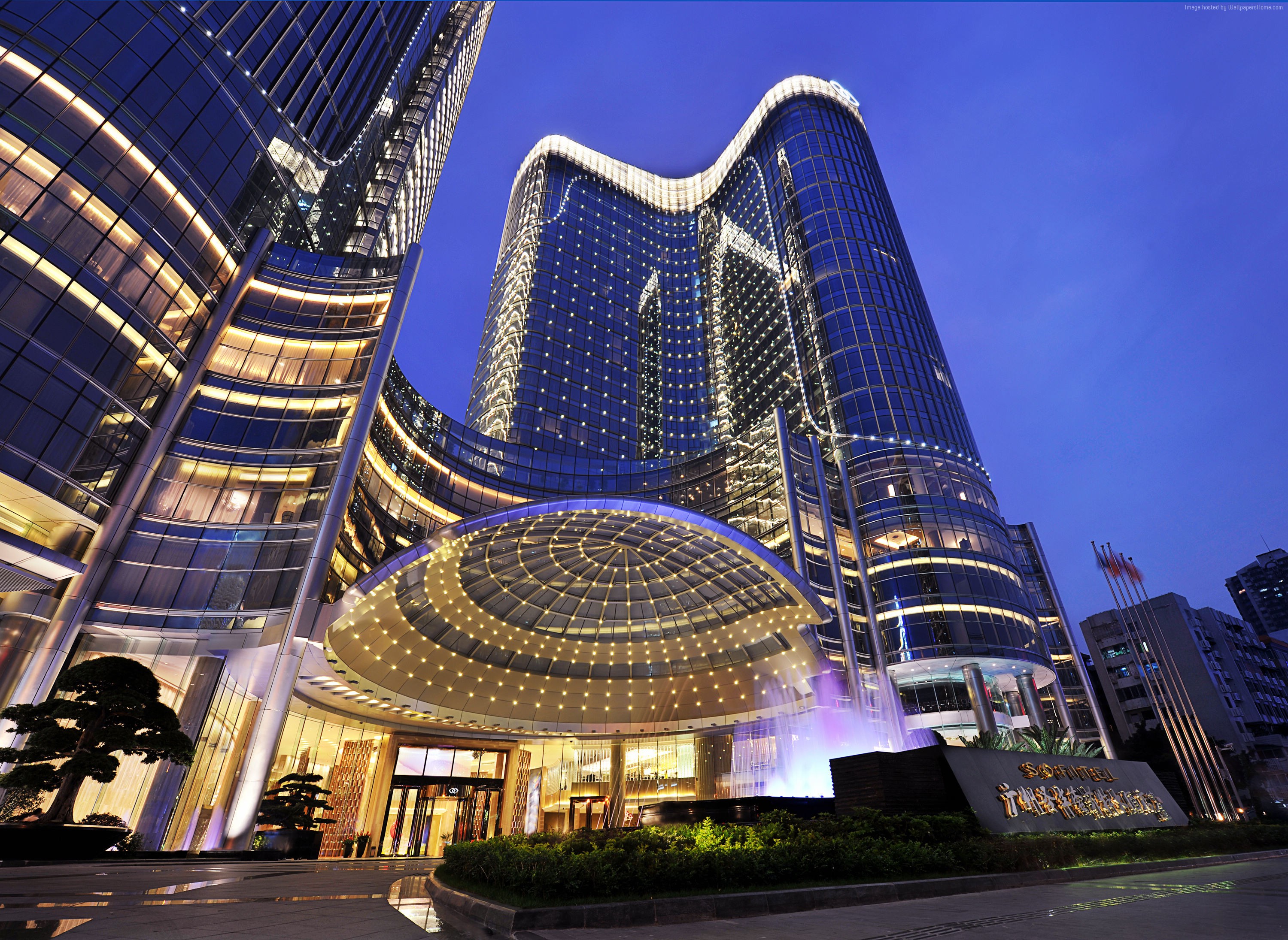 travel, China, Sofitel Hotel, Guangzhou, resort, tourism, Best hotels, booking, vacation HD Wallpaper