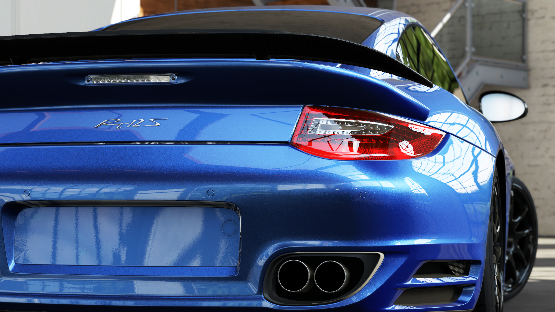 RUF Rt 12 S car rear view HD Wallpaper