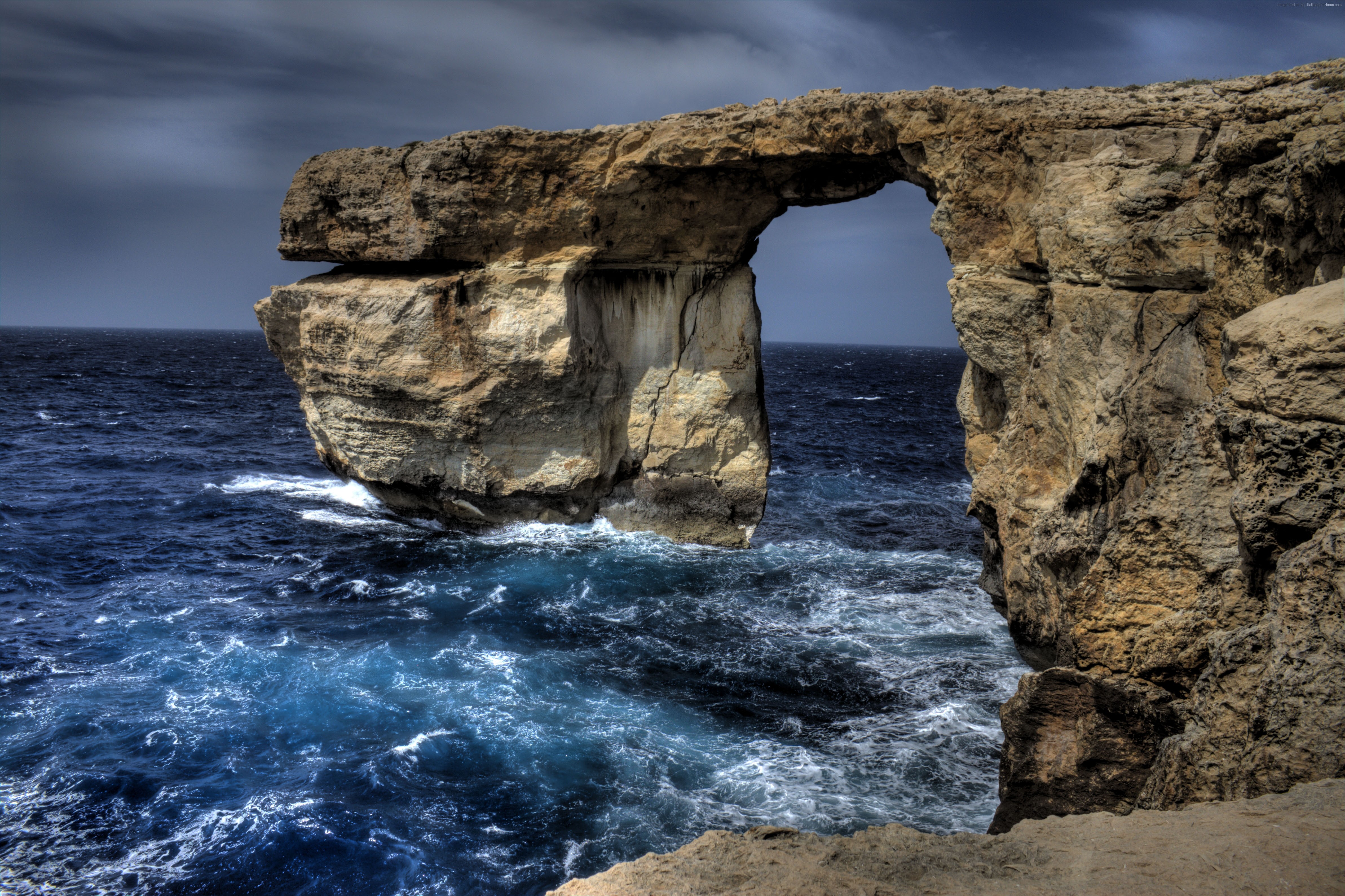 Malta, rocks, 5k, ocean, Sea, 4k HD Wallpaper