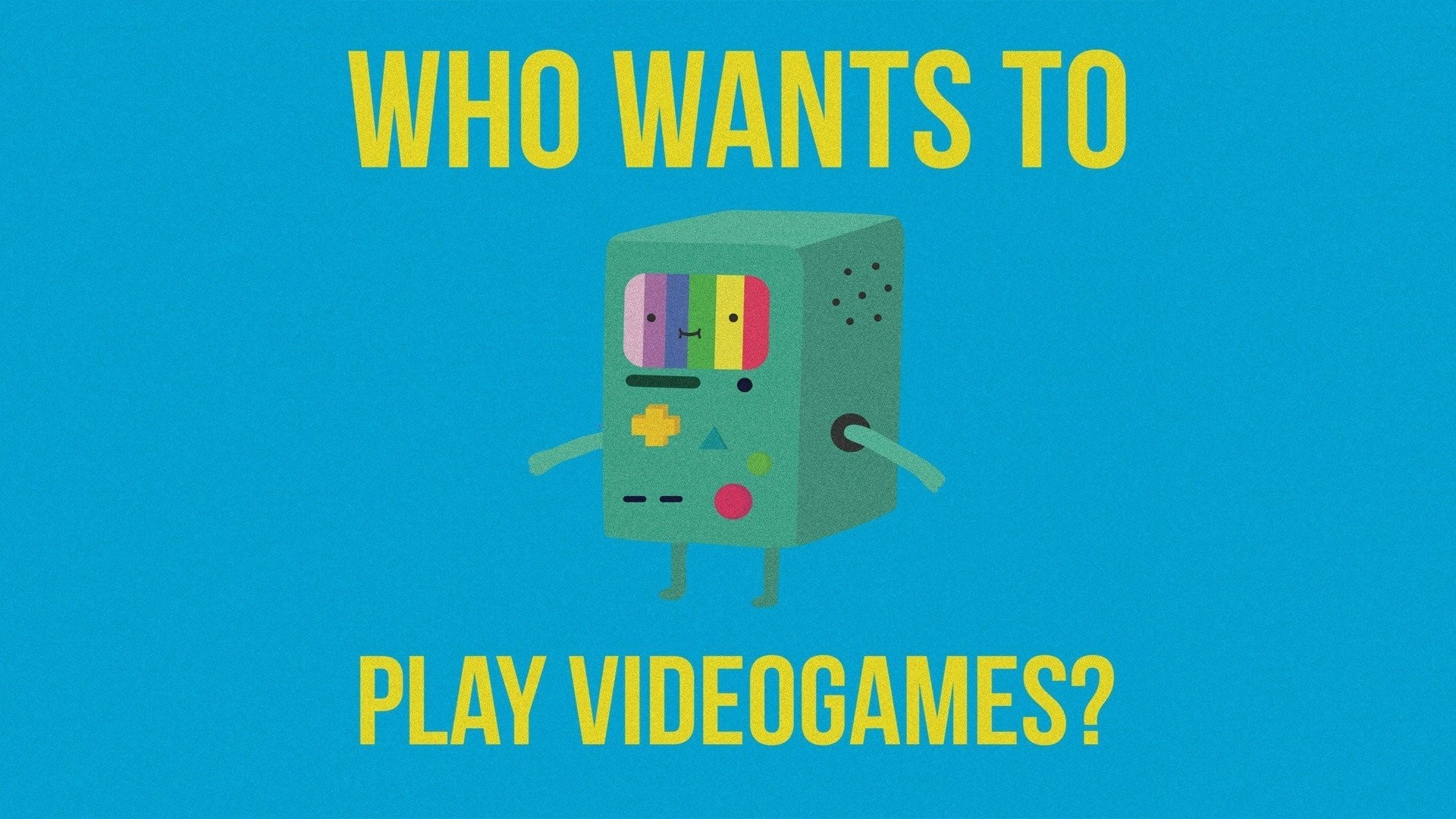 BMO from Adventure Time asking to play videogames HD Wallpaper