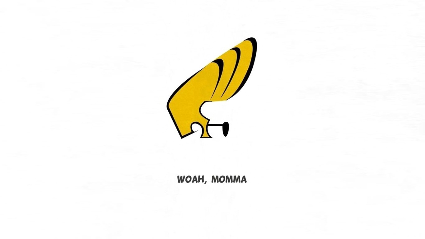 Johnny Bravo Woah Momma logo HD Wallpaper
