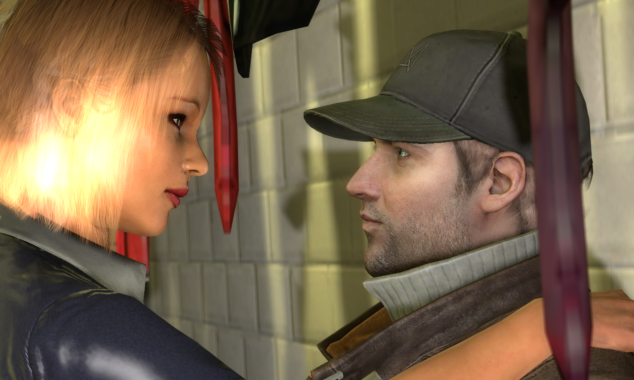 Man in cap and woman in jacket HD Wallpaper