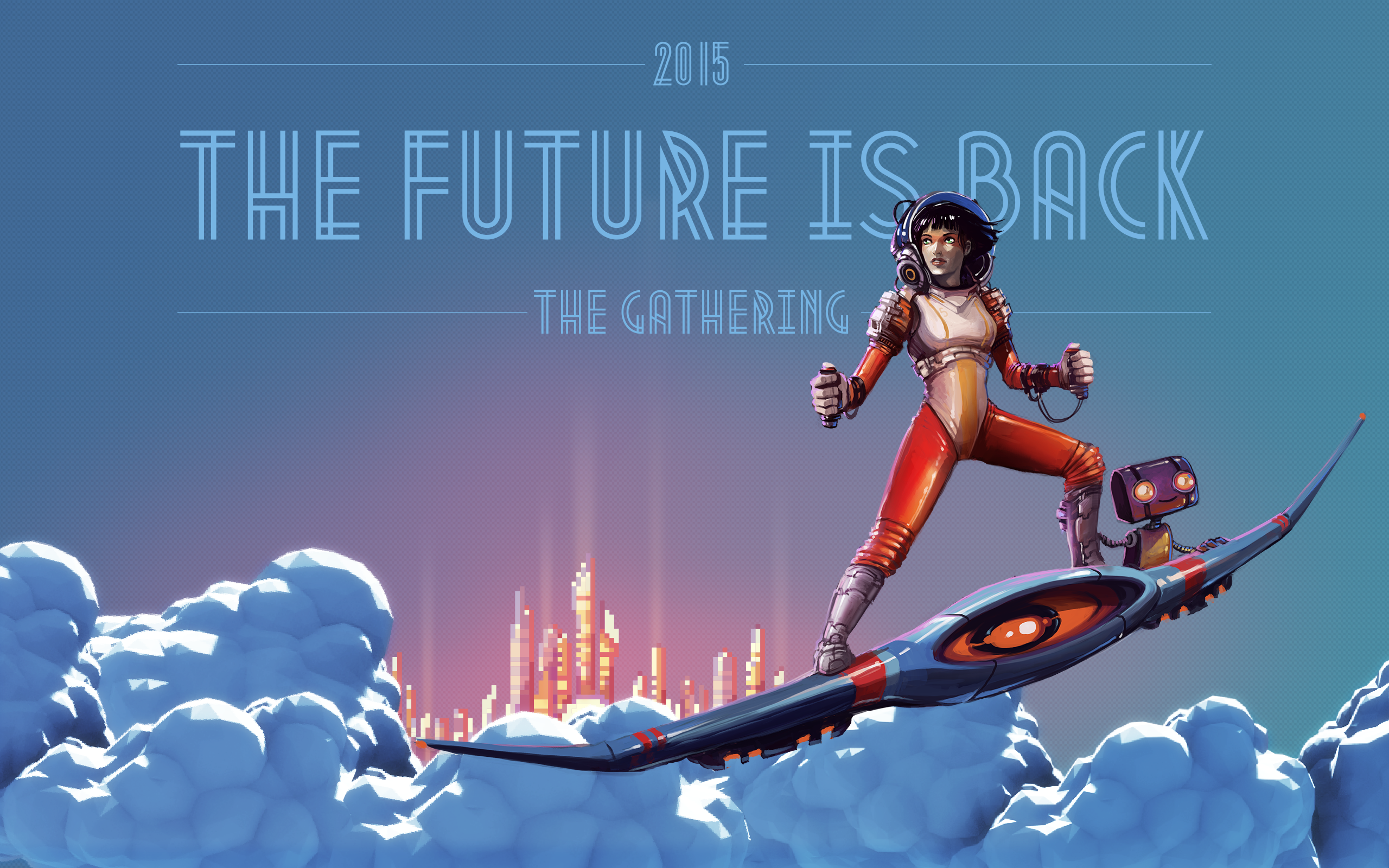 The Future Is Back The Gathering 2015 HD Wallpaper