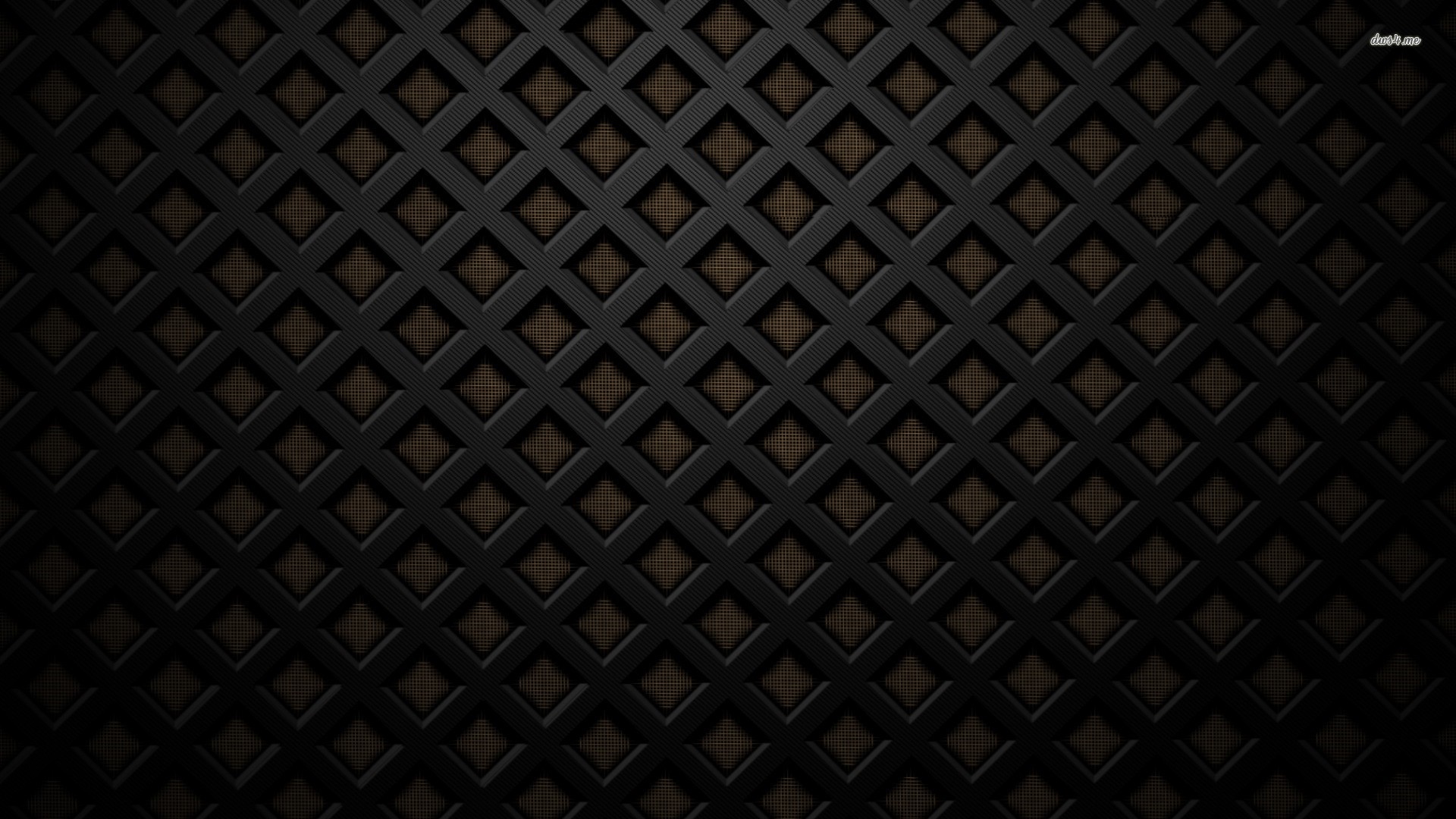 Dark diamond pattern texture with brown accents HD Wallpaper
