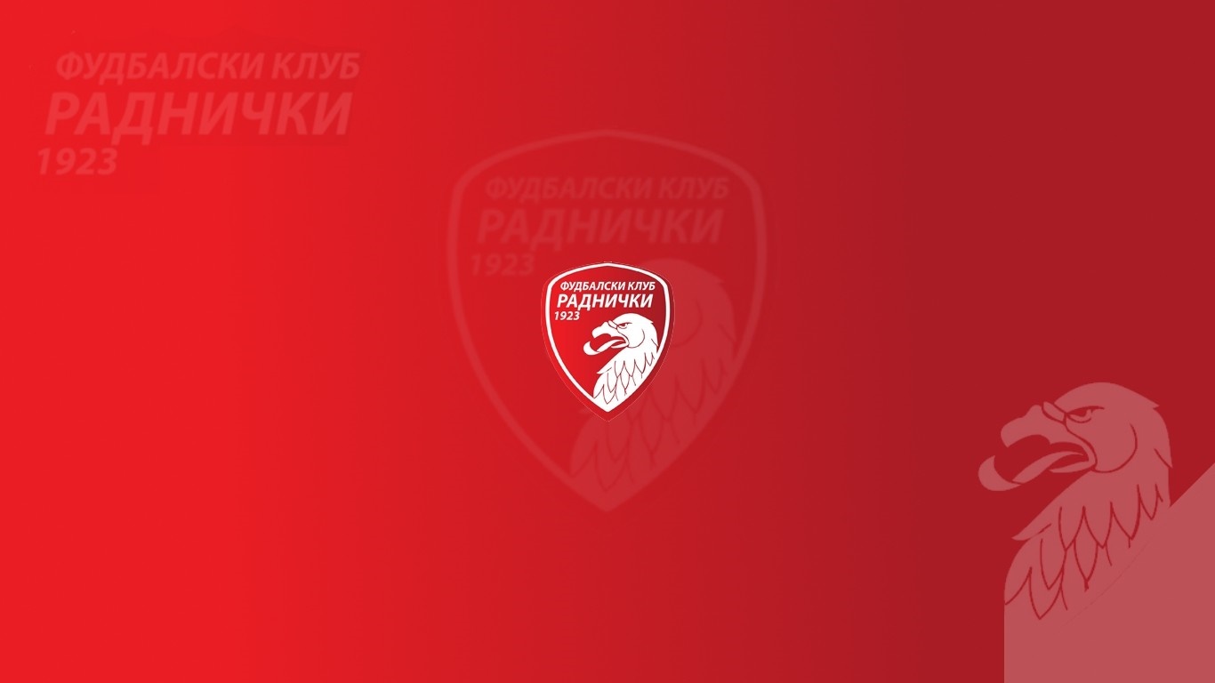 Fudbalski Klub Radnicki 1923 logo and text HD Wallpaper