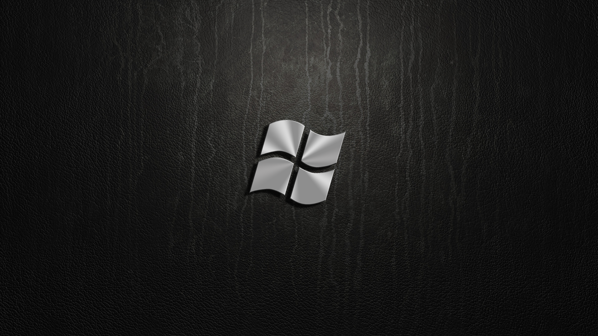Windows logo on black textured background HD Wallpaper
