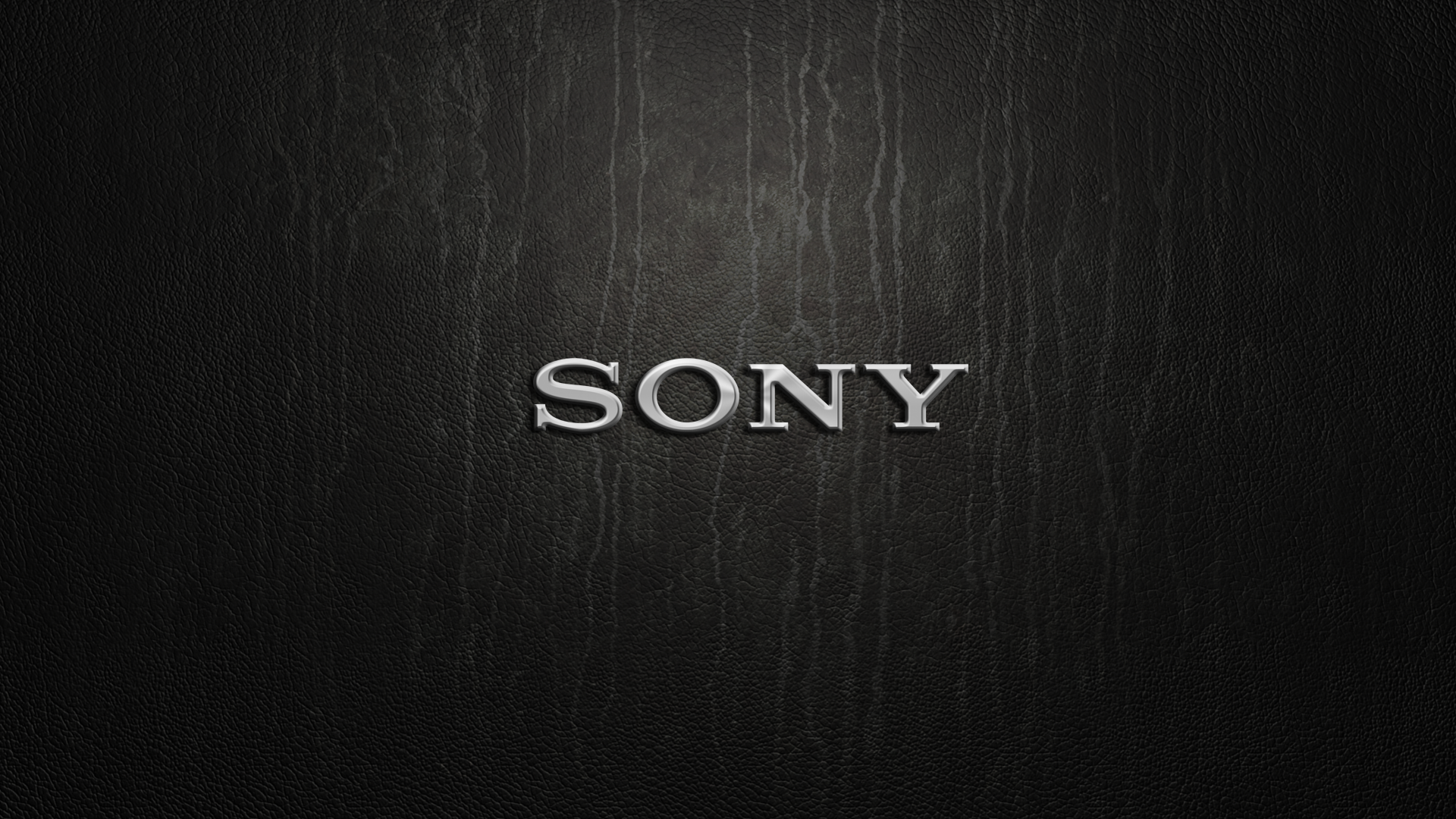 Sony logo on a black textured background HD Wallpaper