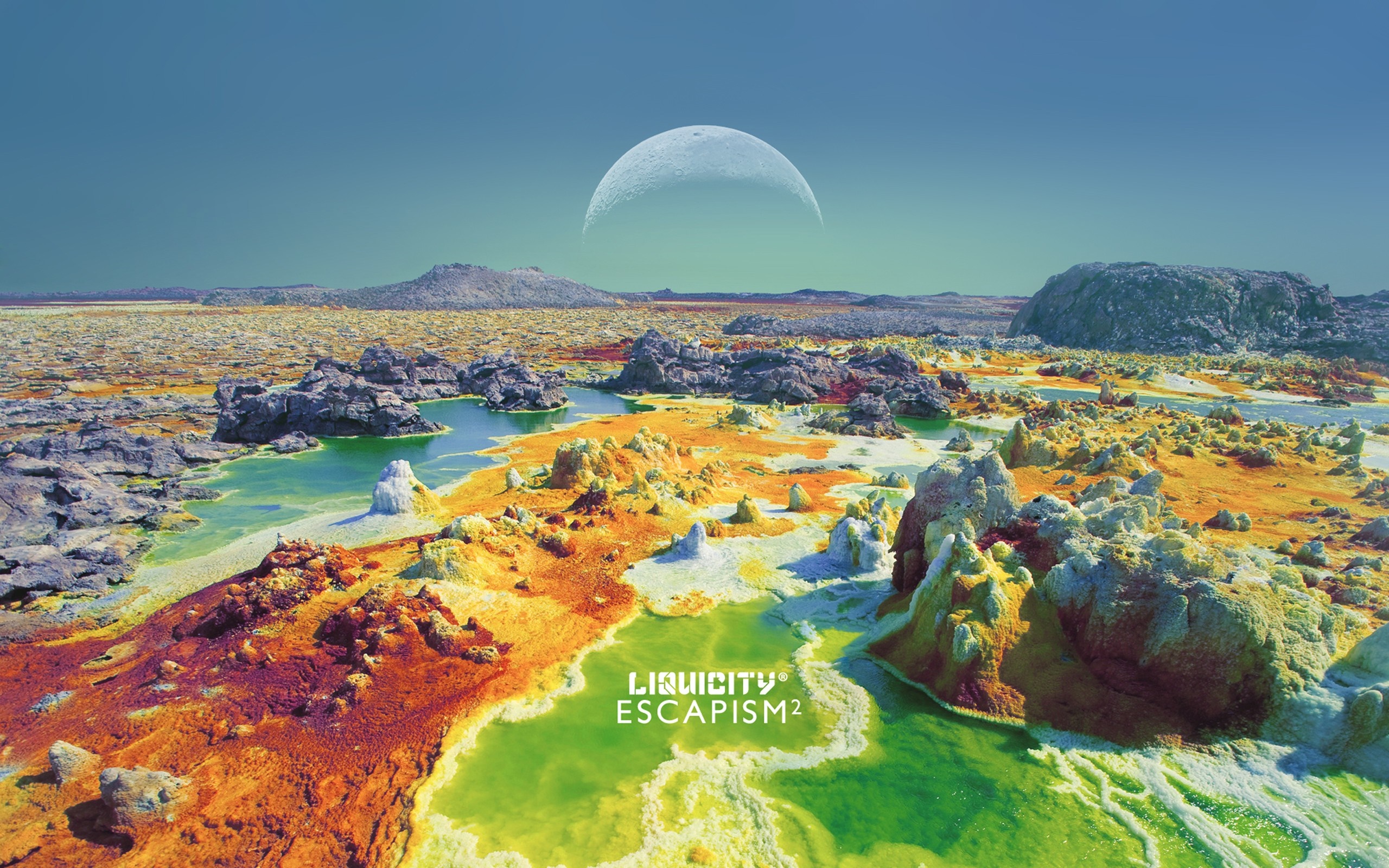 Liquicity Escapism 2 album cover art HD Wallpaper