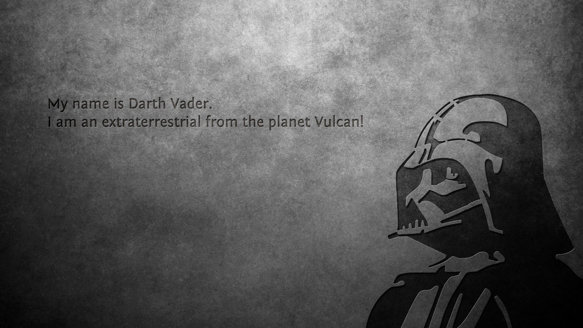 Darth Vader from Star Wars quote HD Wallpaper