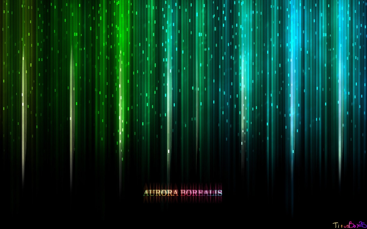 Aurora Borealis abstract light streaks HD Wallpaper