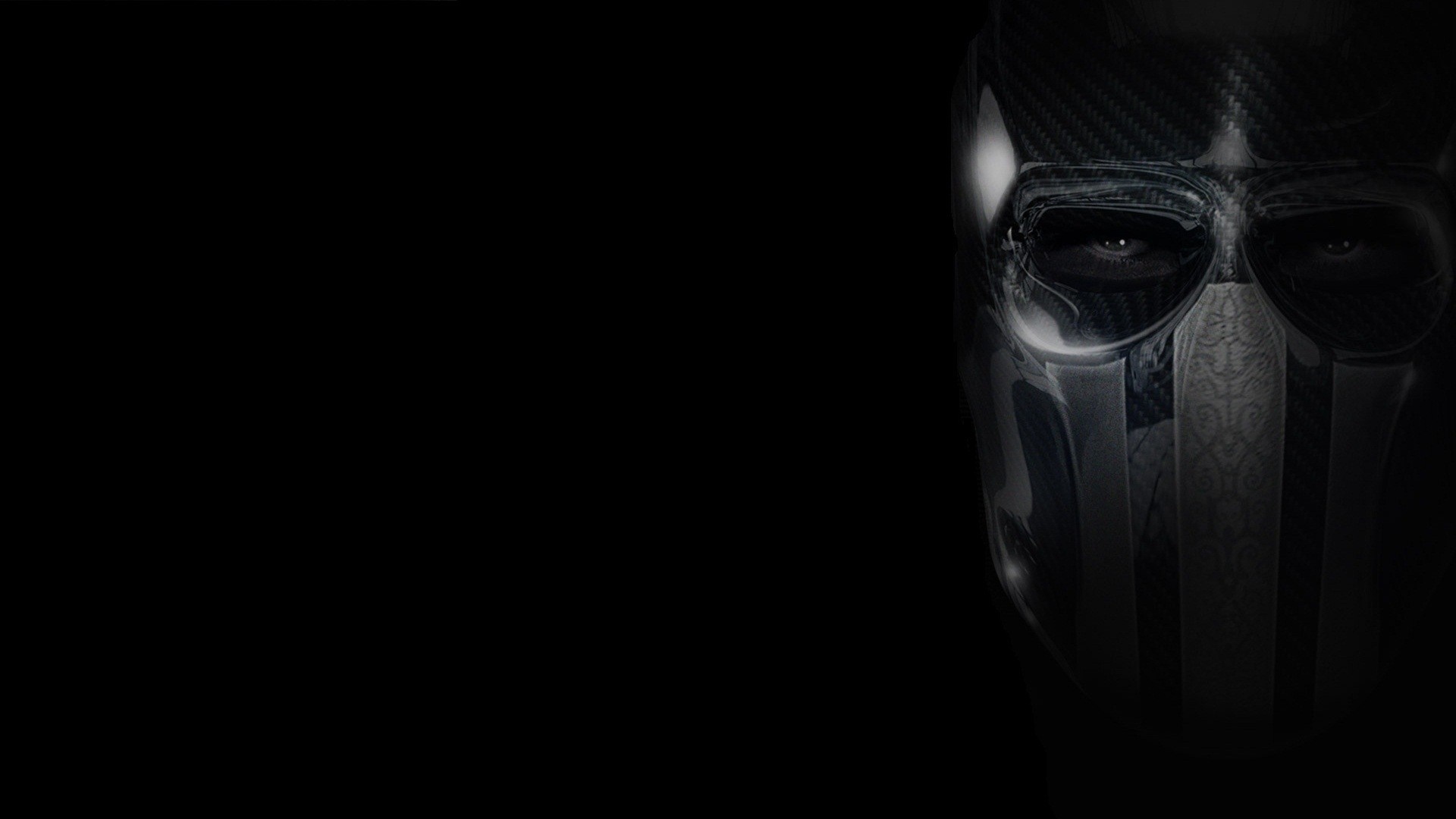 Masked character with eyes visible HD Wallpaper
