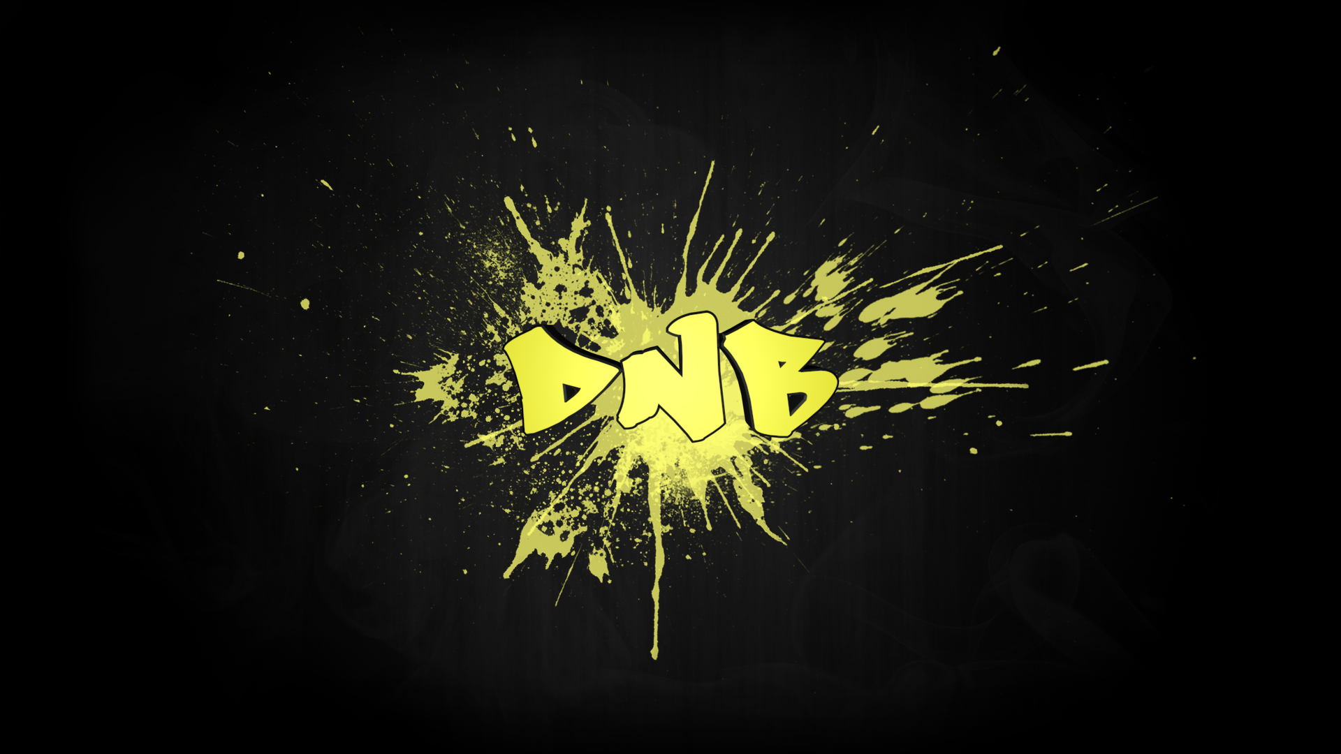 DNB graffiti paint splatter HD Wallpaper