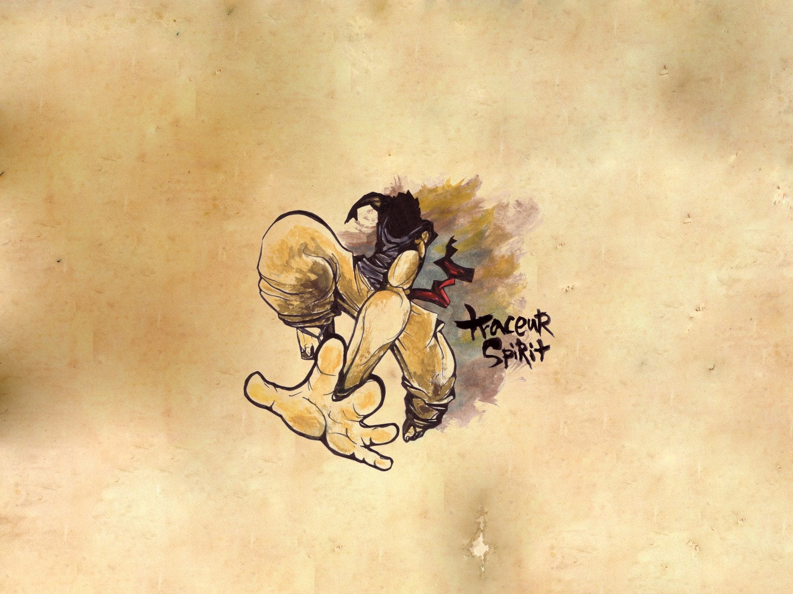 Traceur Spirit illustration HD Wallpaper
