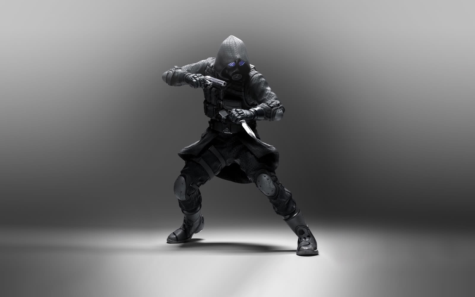 HUNK from Resident Evil action figure HD Wallpaper
