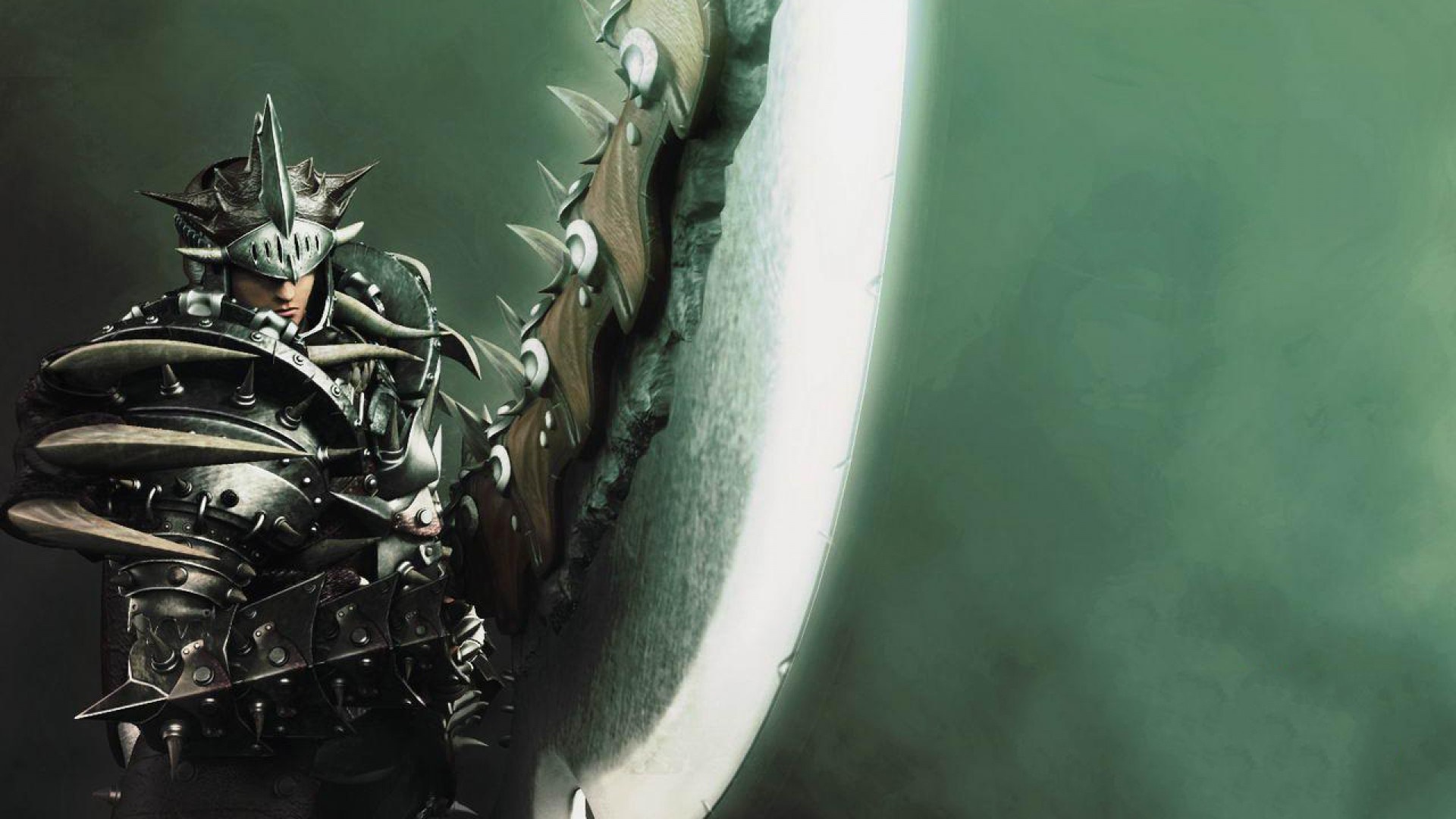 Monster Hunter Knight with Giant Blade HD Wallpaper