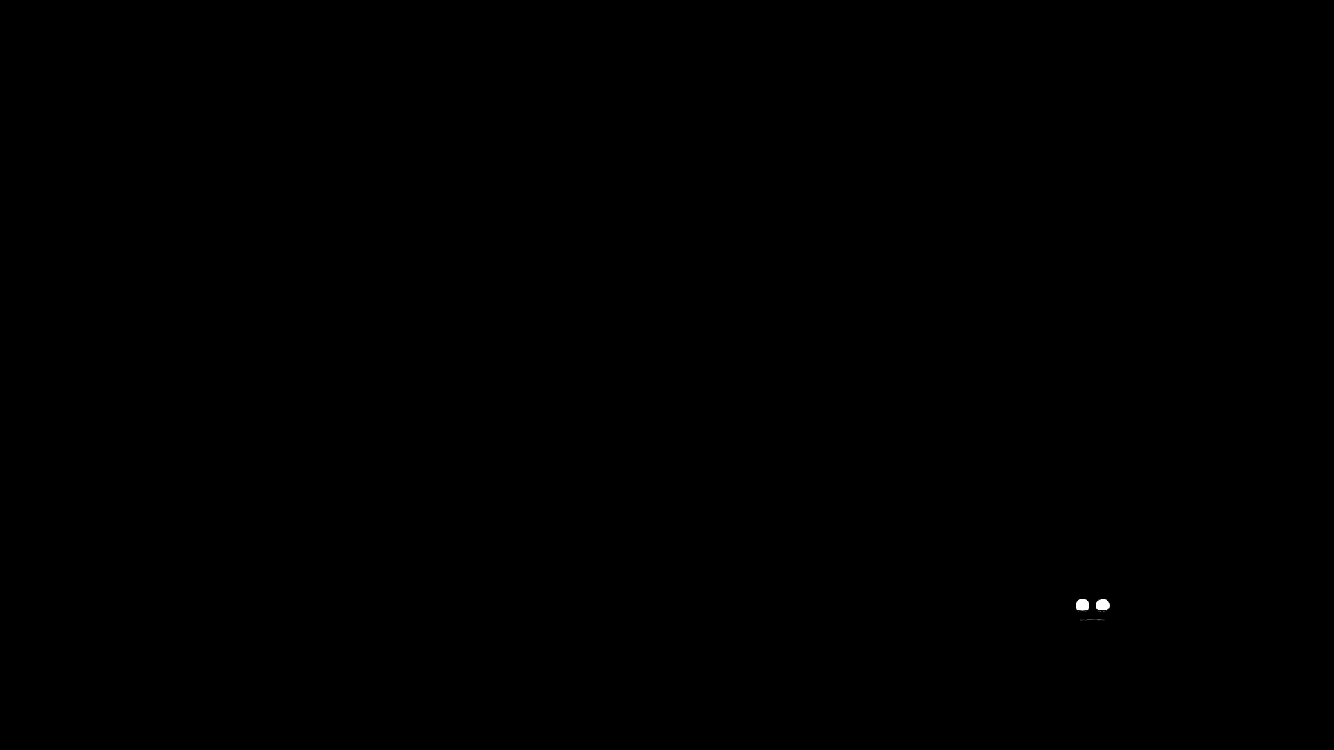 Two white dots on black background HD Wallpaper